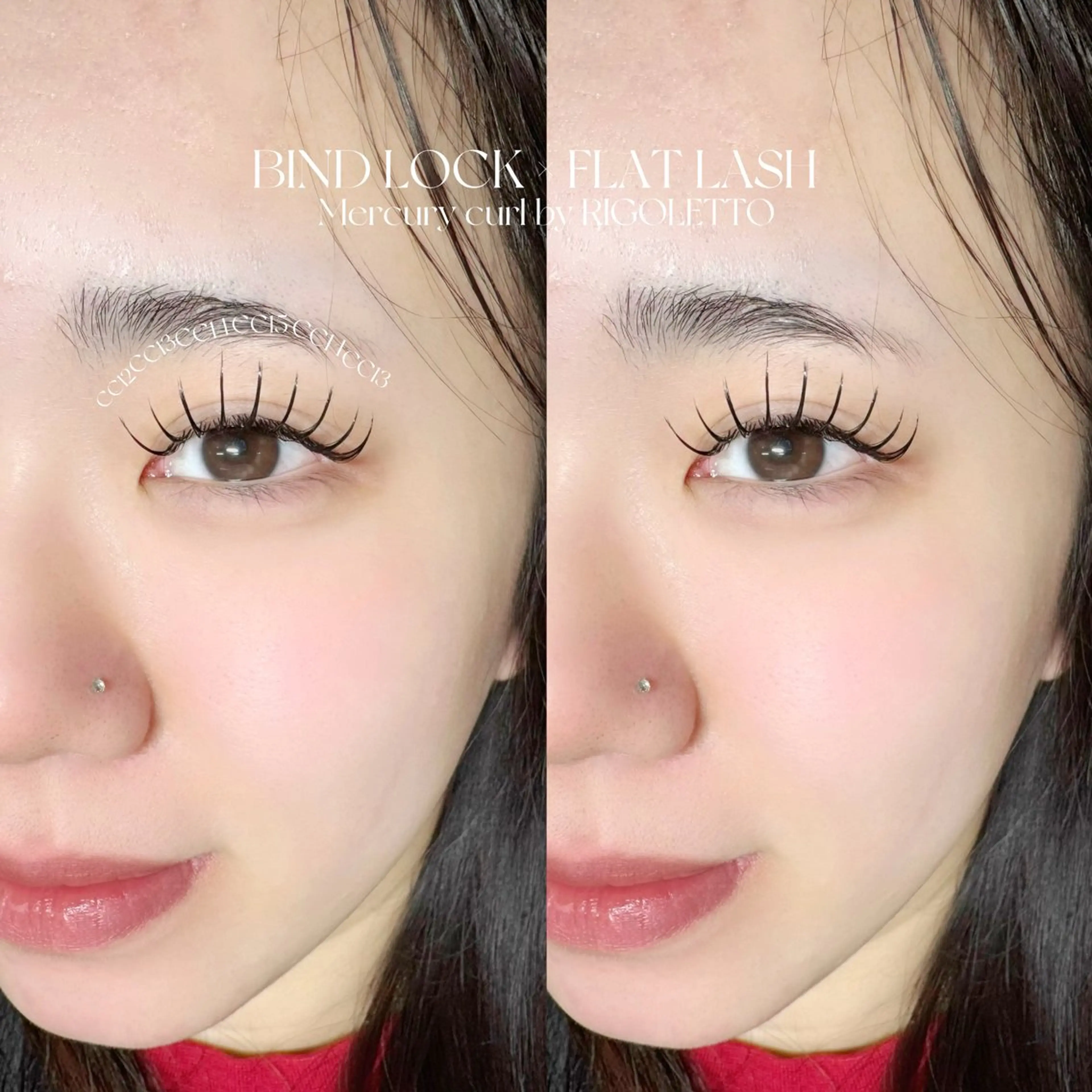 マツエク・マツパ Mercury Curl 鈴木 茜のマツエク・マツパデザイン