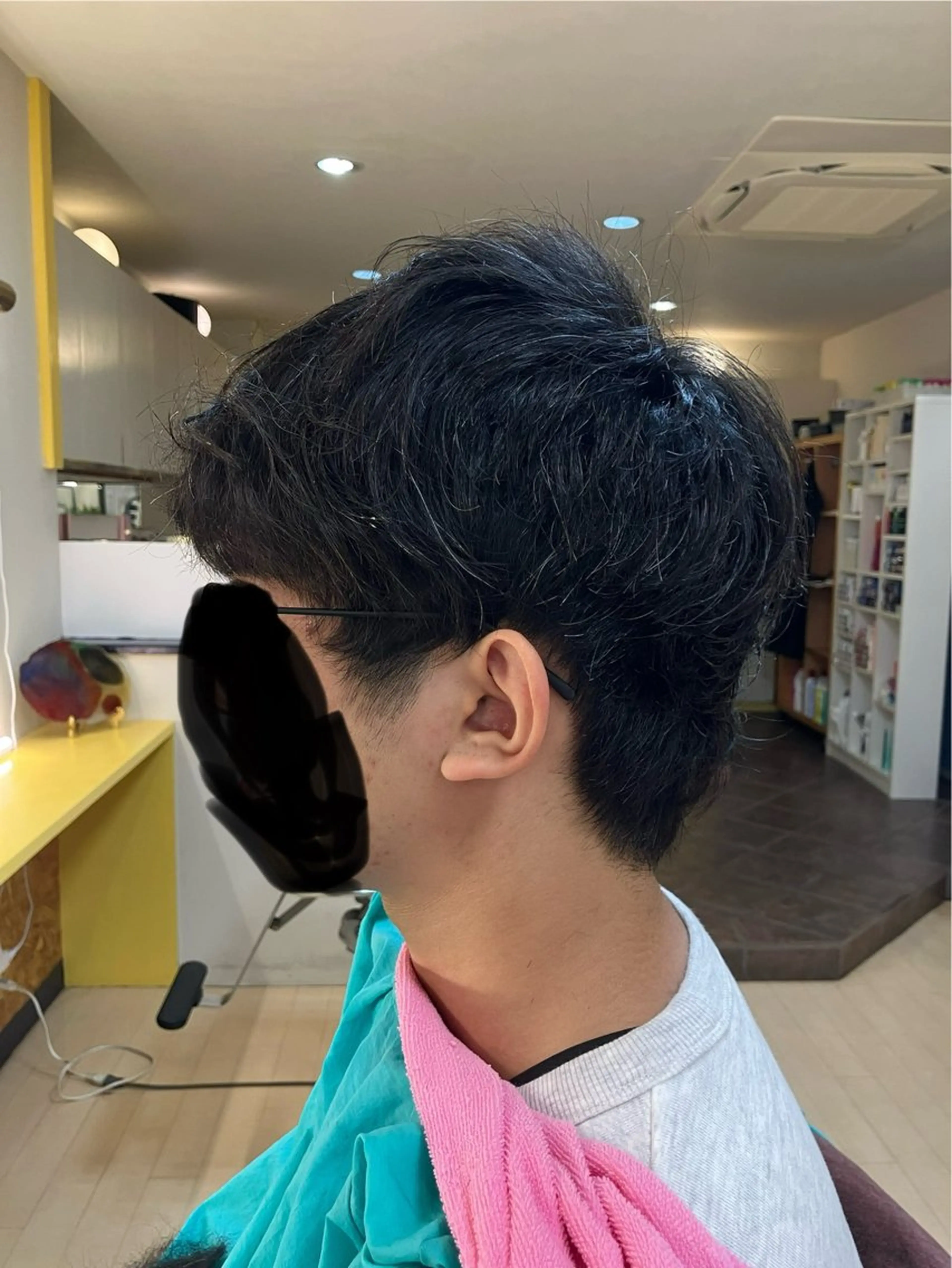 ショート メンズ 学生（メンズ向け） くせ毛 学生 横田  尚登のヘアスタイル