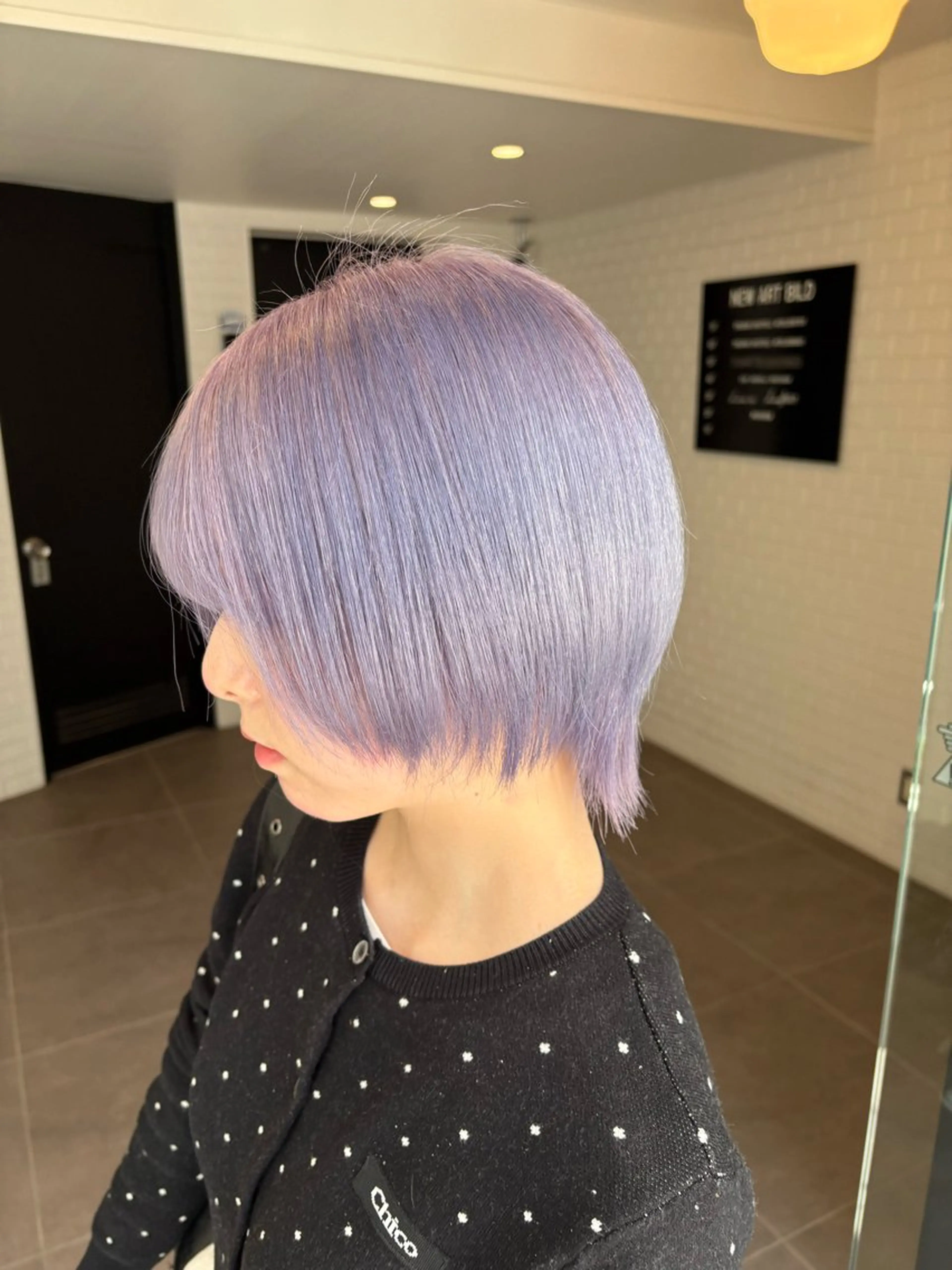 ショート カラー ヘアカラー ハイトーンカラー レイヤー/ juriのヘアスタイル