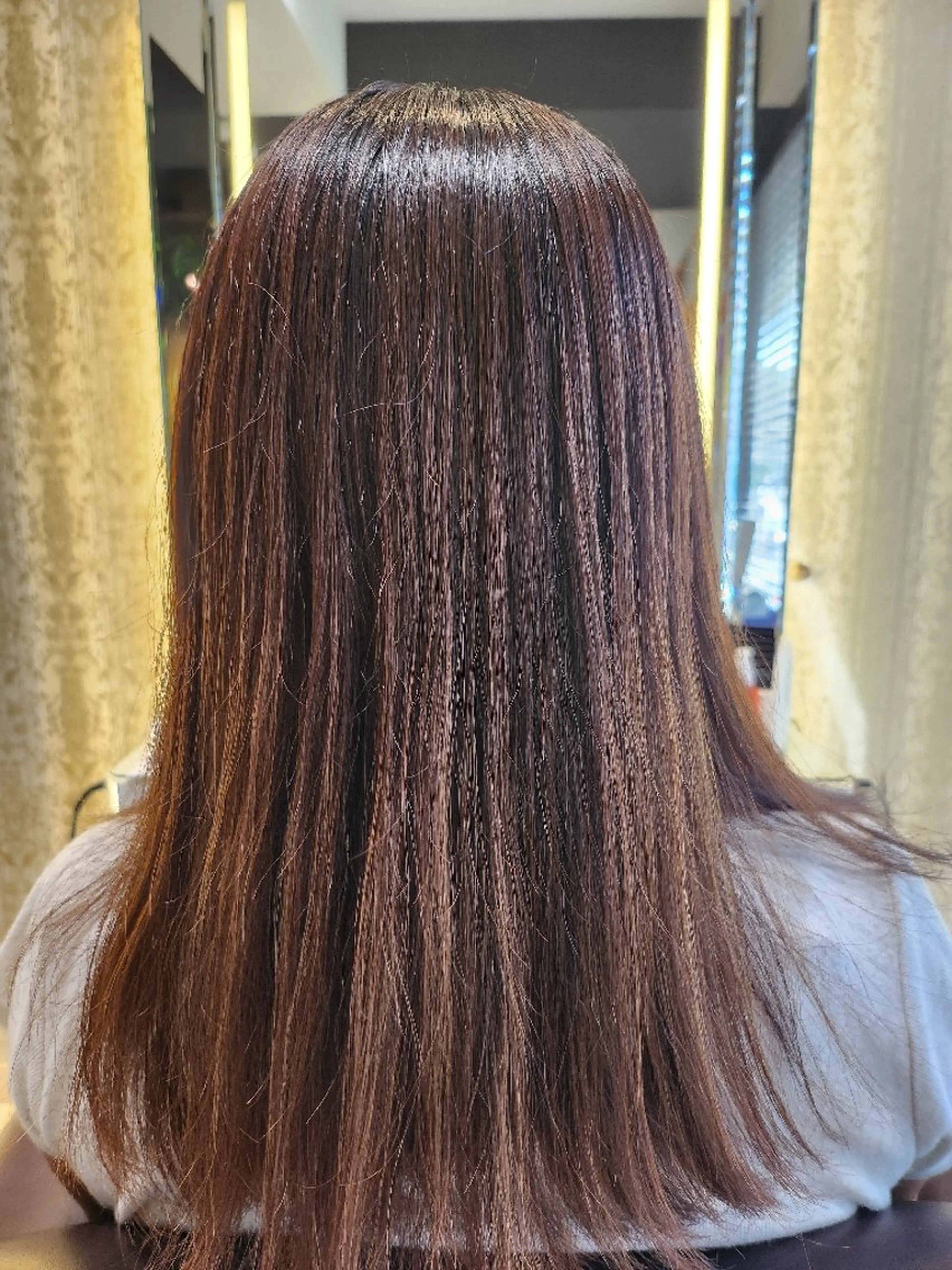 ロング カラー ヘアカラー トリートメント カラー/髪質改善/ カット/にこるのヘアスタイル