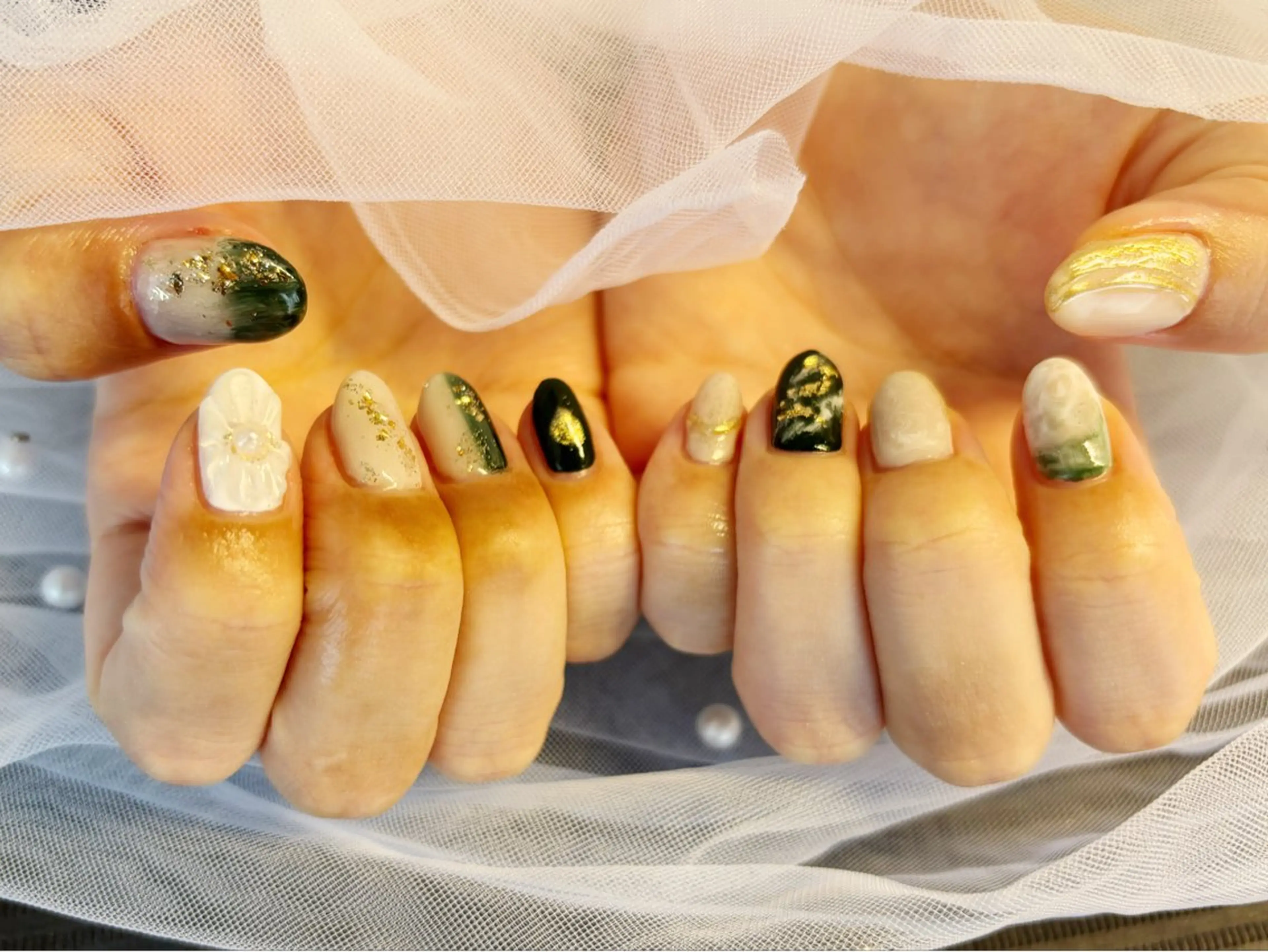 ミディアム ハンドネイル kido chieのネイルデザイン