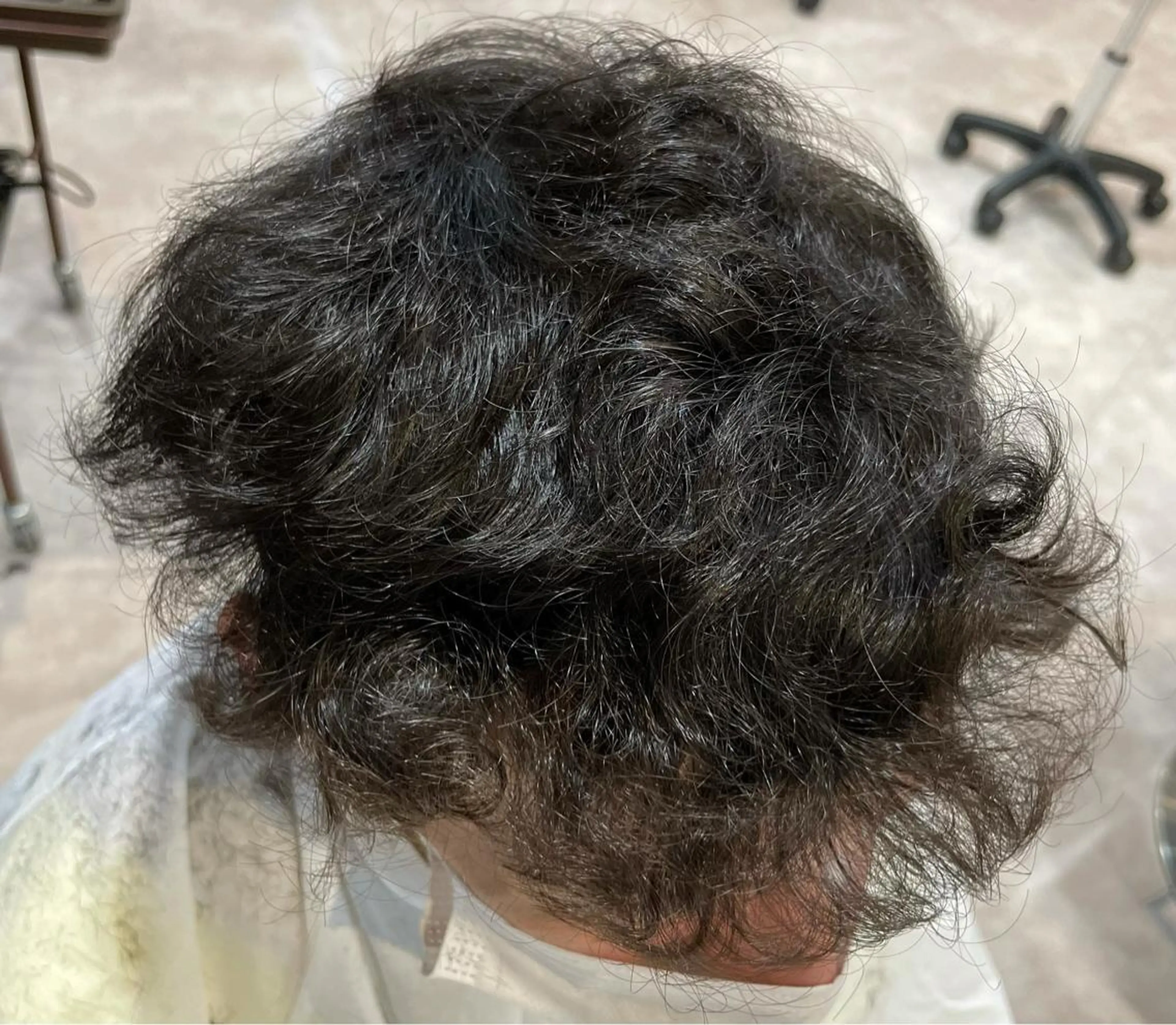 ショート パーマ メンズ くせ毛 縮毛矯正 カット 縮毛矯正 トリートメント 骨格整形カット/ ショート✂️堀夢哉のヘアスタイル