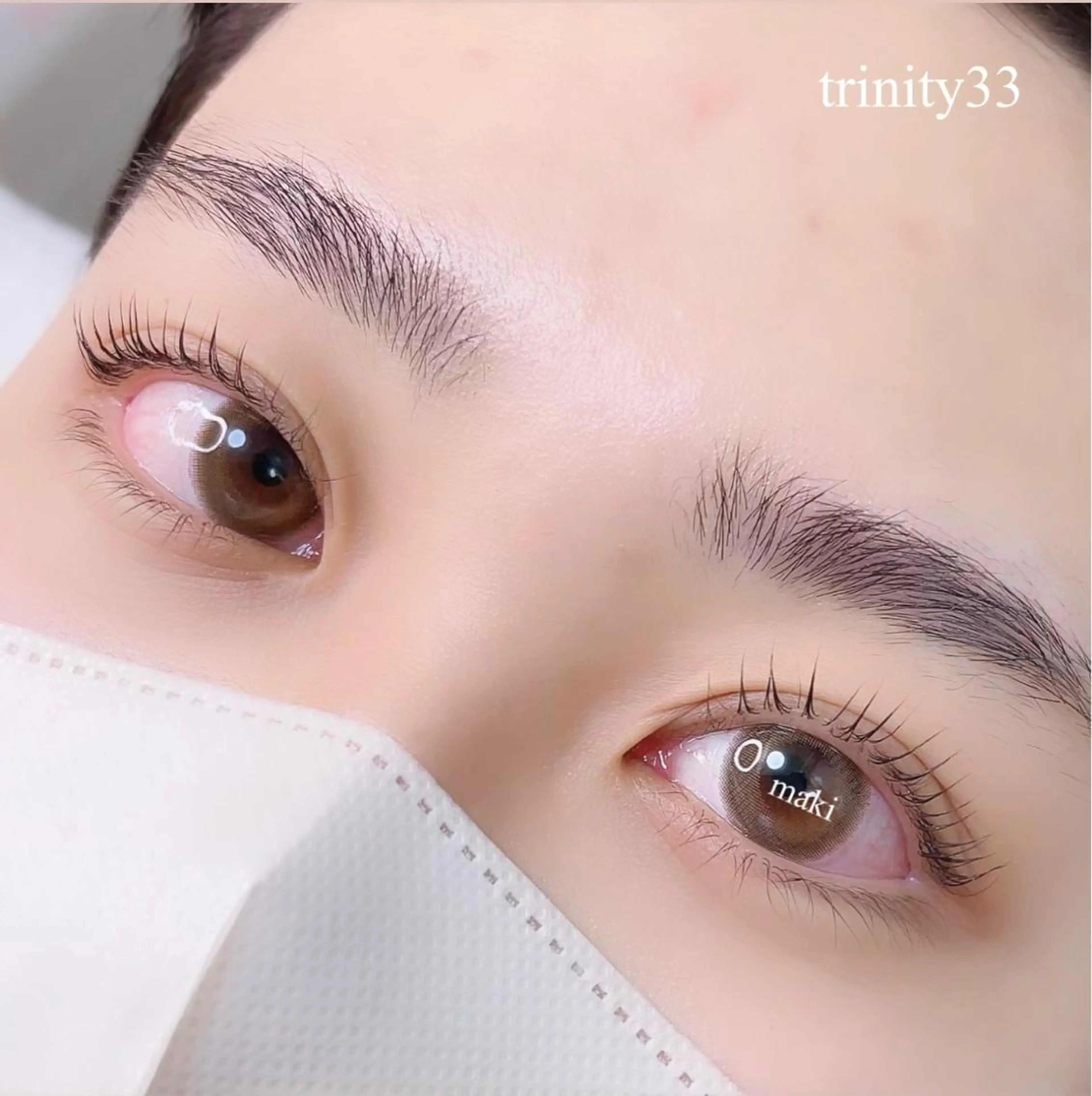 マツエク・マツパ Trinity33 MAKIのマツエク・マツパデザイン