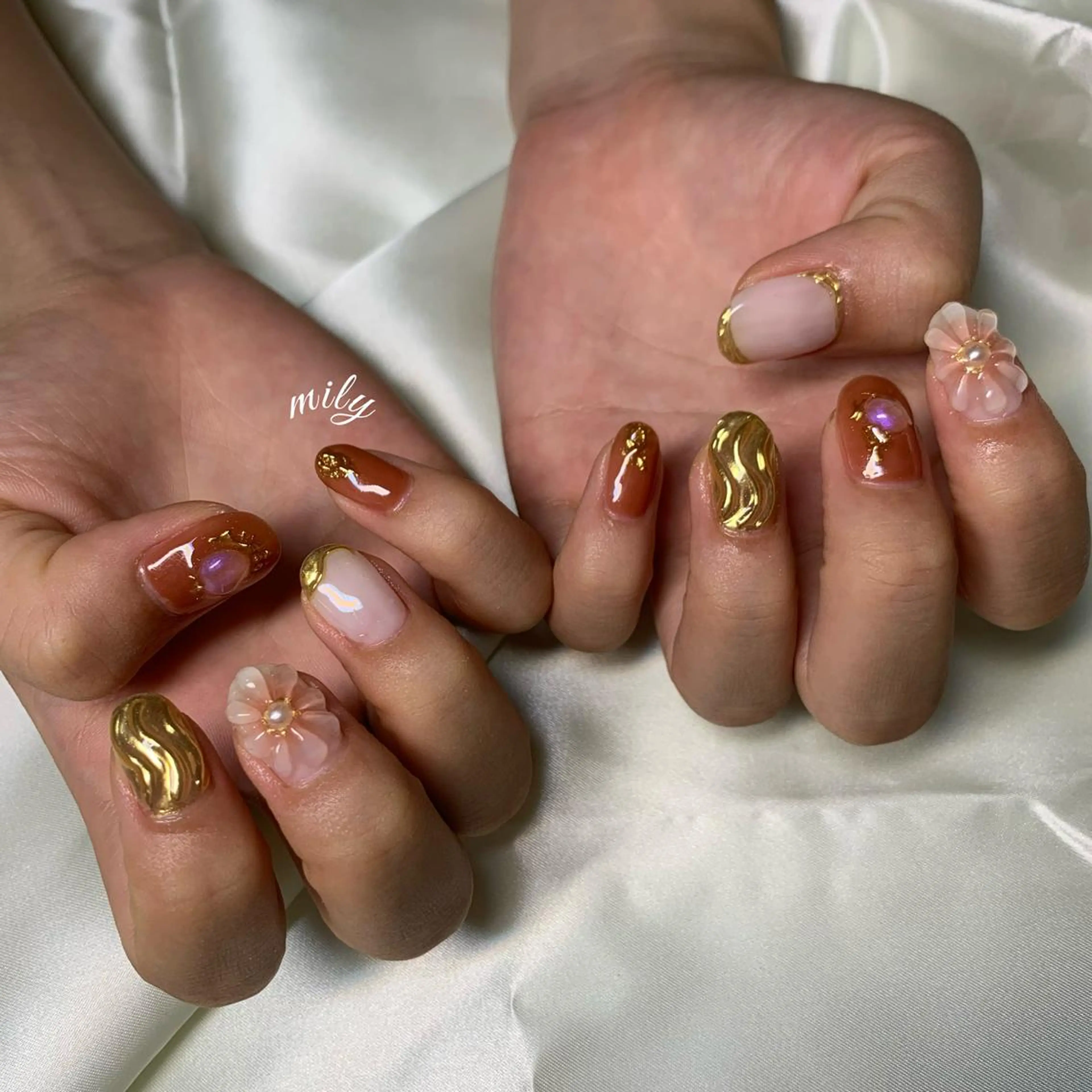 ネイル 韓国ネイル☁️ haruna🌛のネイルデザイン