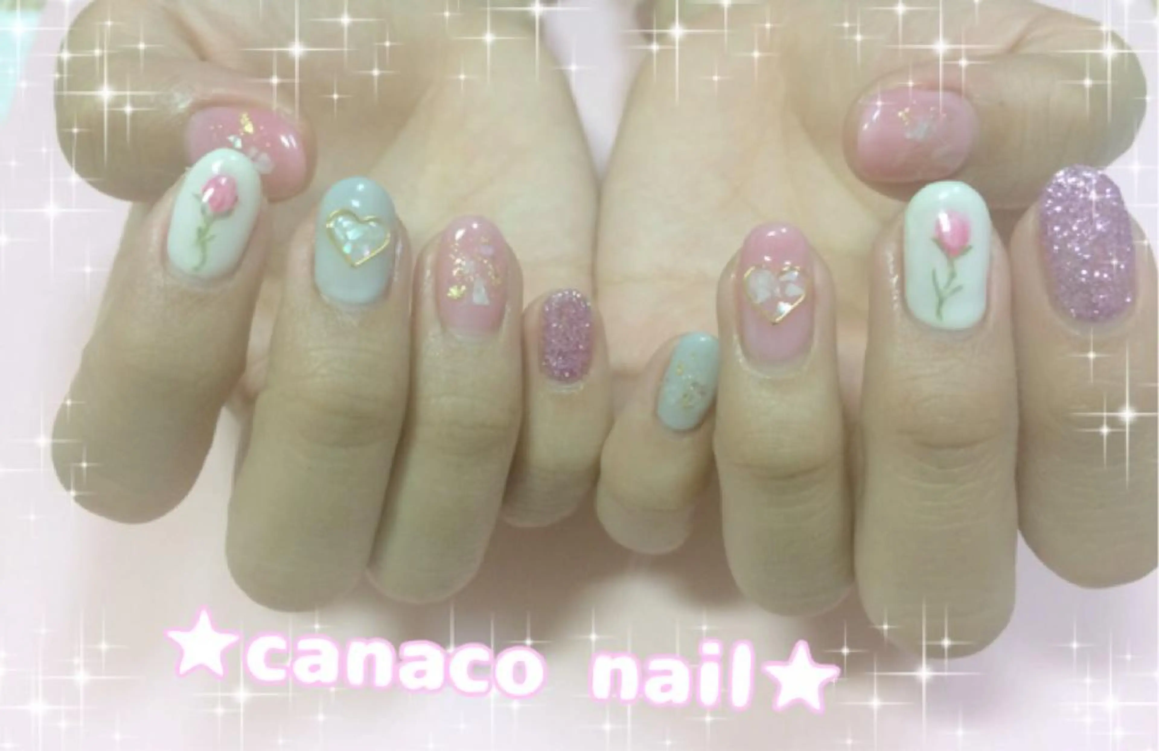 ネイル ハンドネイル ハンドケア ベテランネイル cnc  nailのネイルデザイン