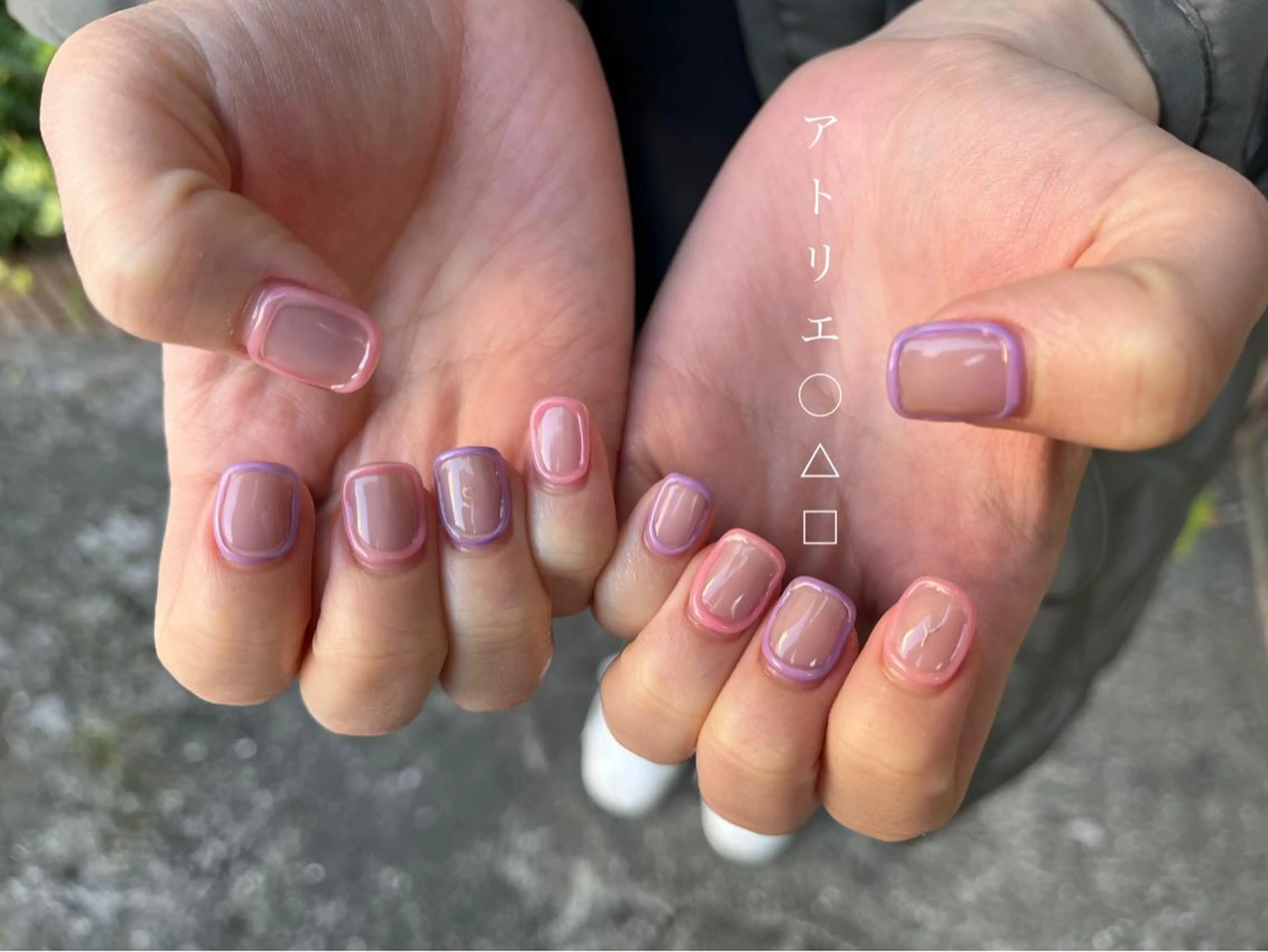 ネイル ハンドネイル アトリエ ○△□のネイルデザイン