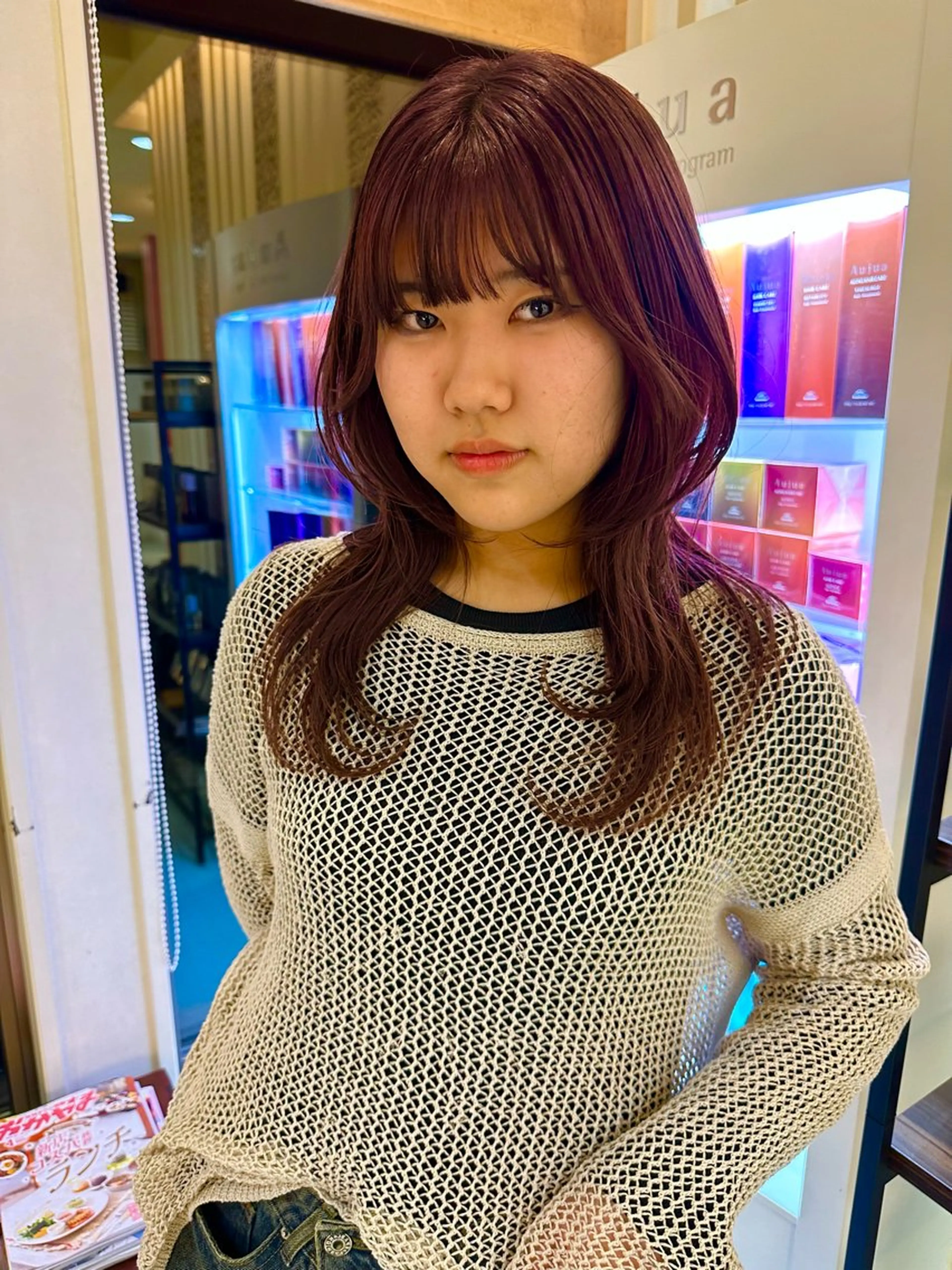 トレンドレイヤーカット×Aujuaトリートメントの写真