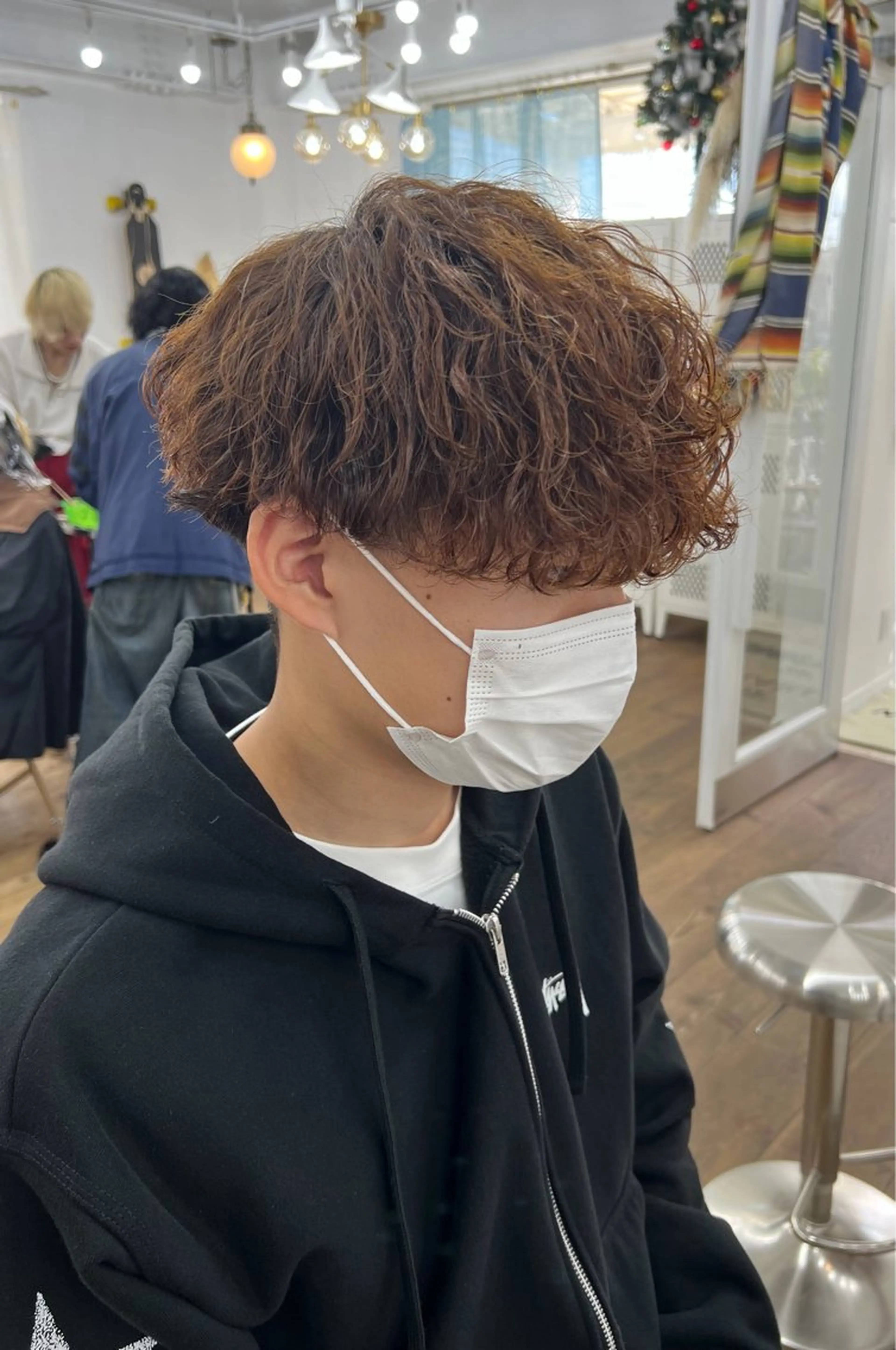 【トレンドパーマ】波巻きパーマ+カットの写真