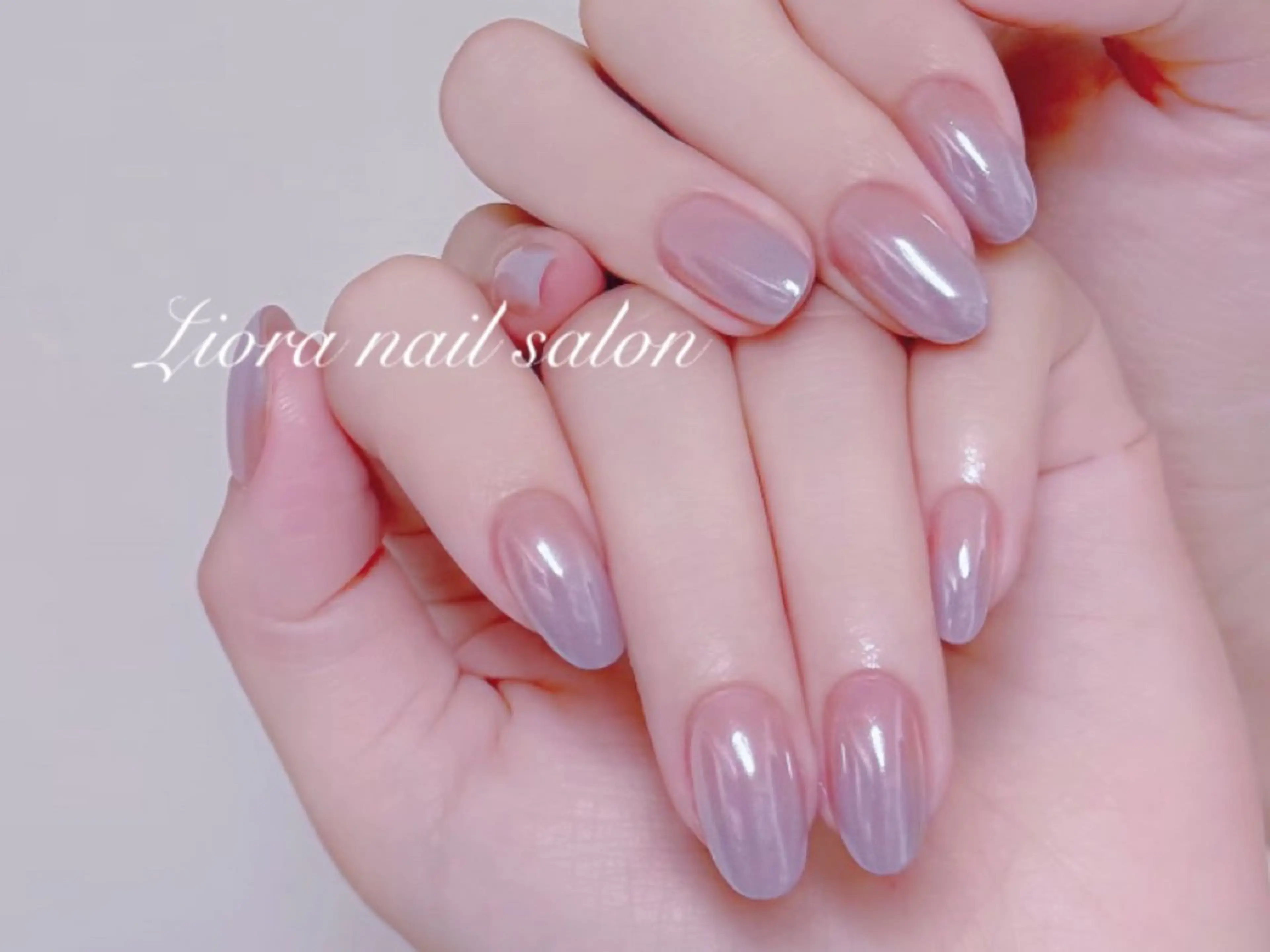 ネイル フレンチネイル ジェルネイル ガーリー グラデーション キラキラネイル Liora nail スカルプ専門店のネイルデザイン