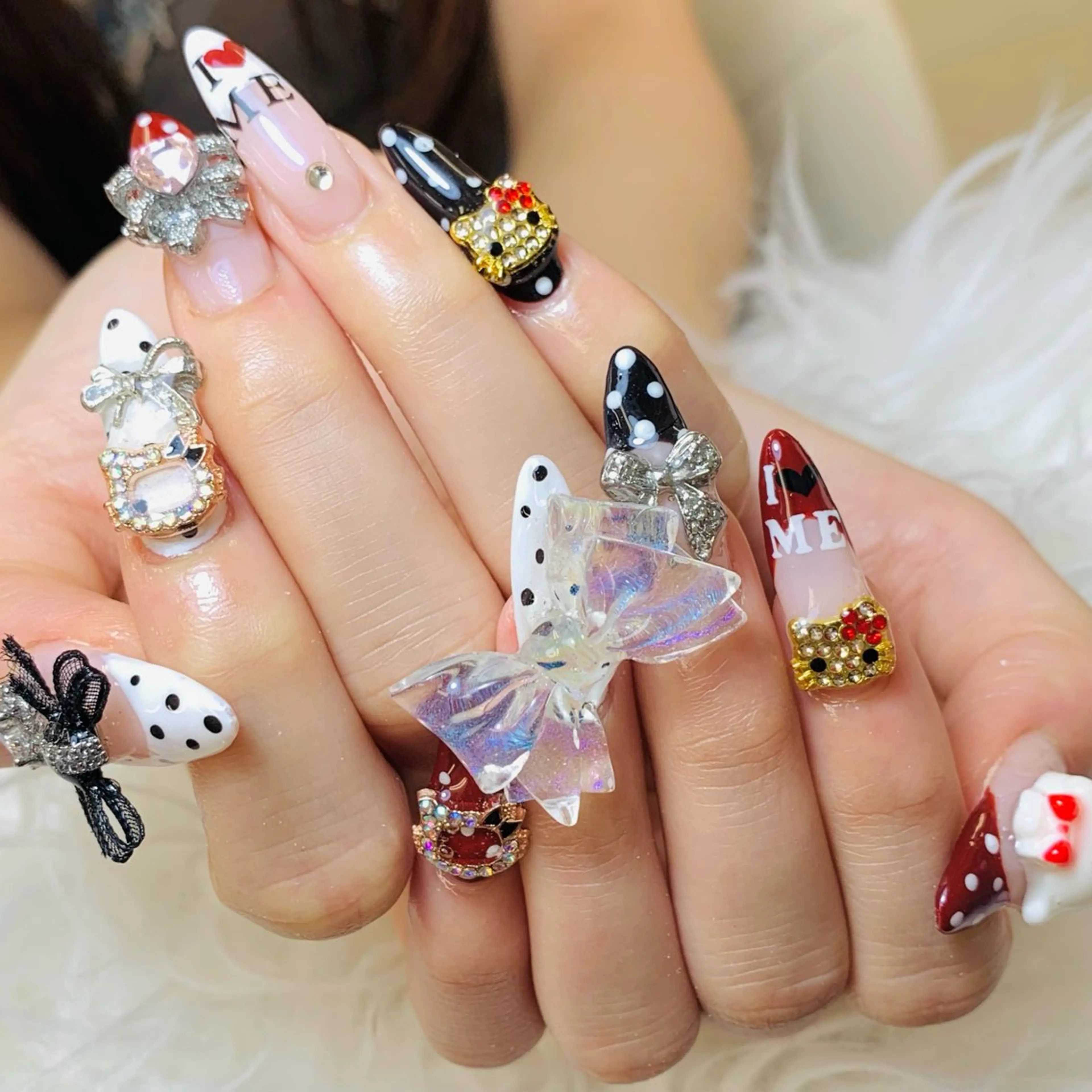 ネイル チークネイル 長さ出し フラッシュネイル フレンチネイル グラデーション AN NAIL SALONのネイルデザイン