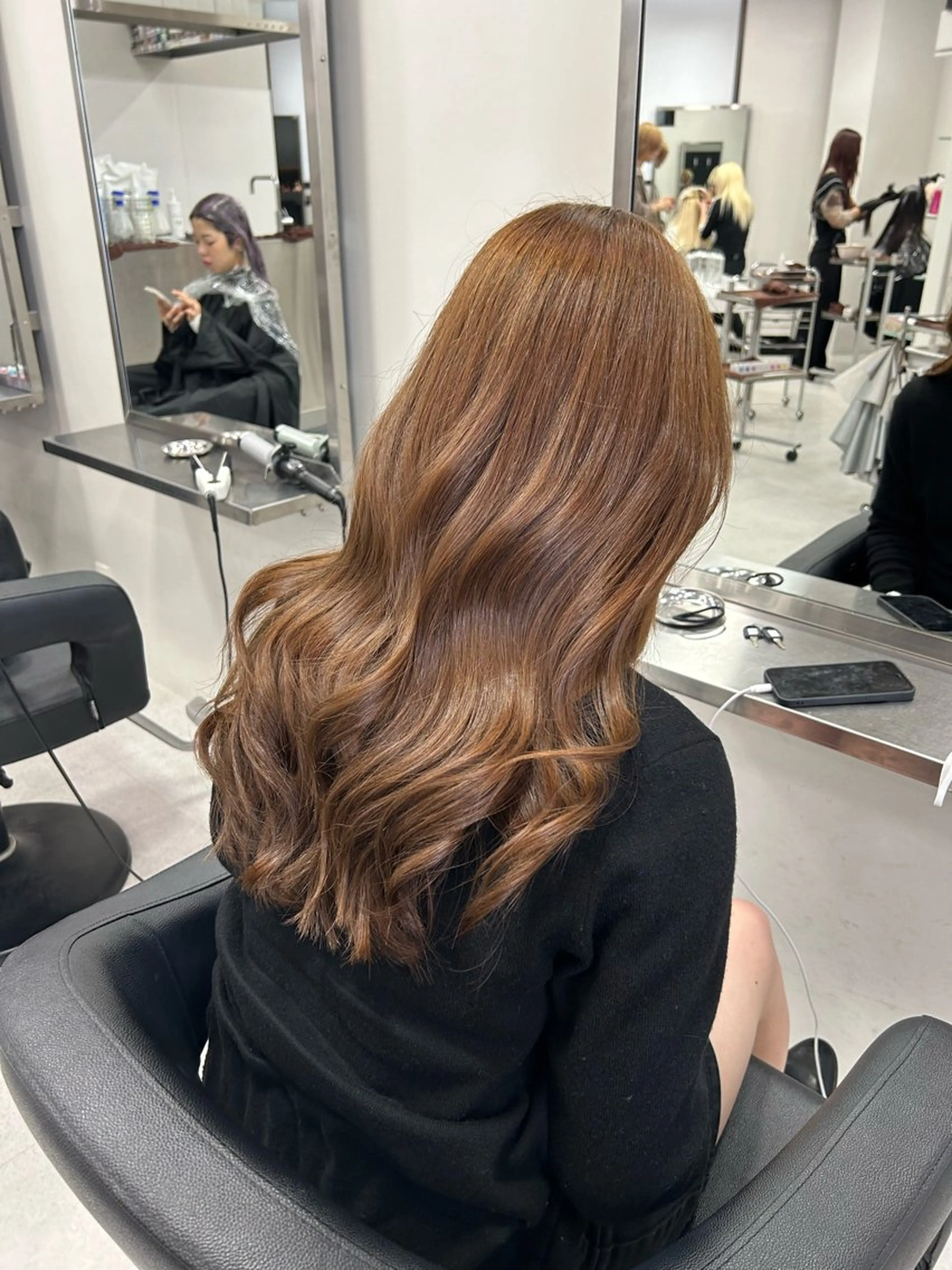 【今大人気の！】カット+ブリーチなしダブルカラーの写真