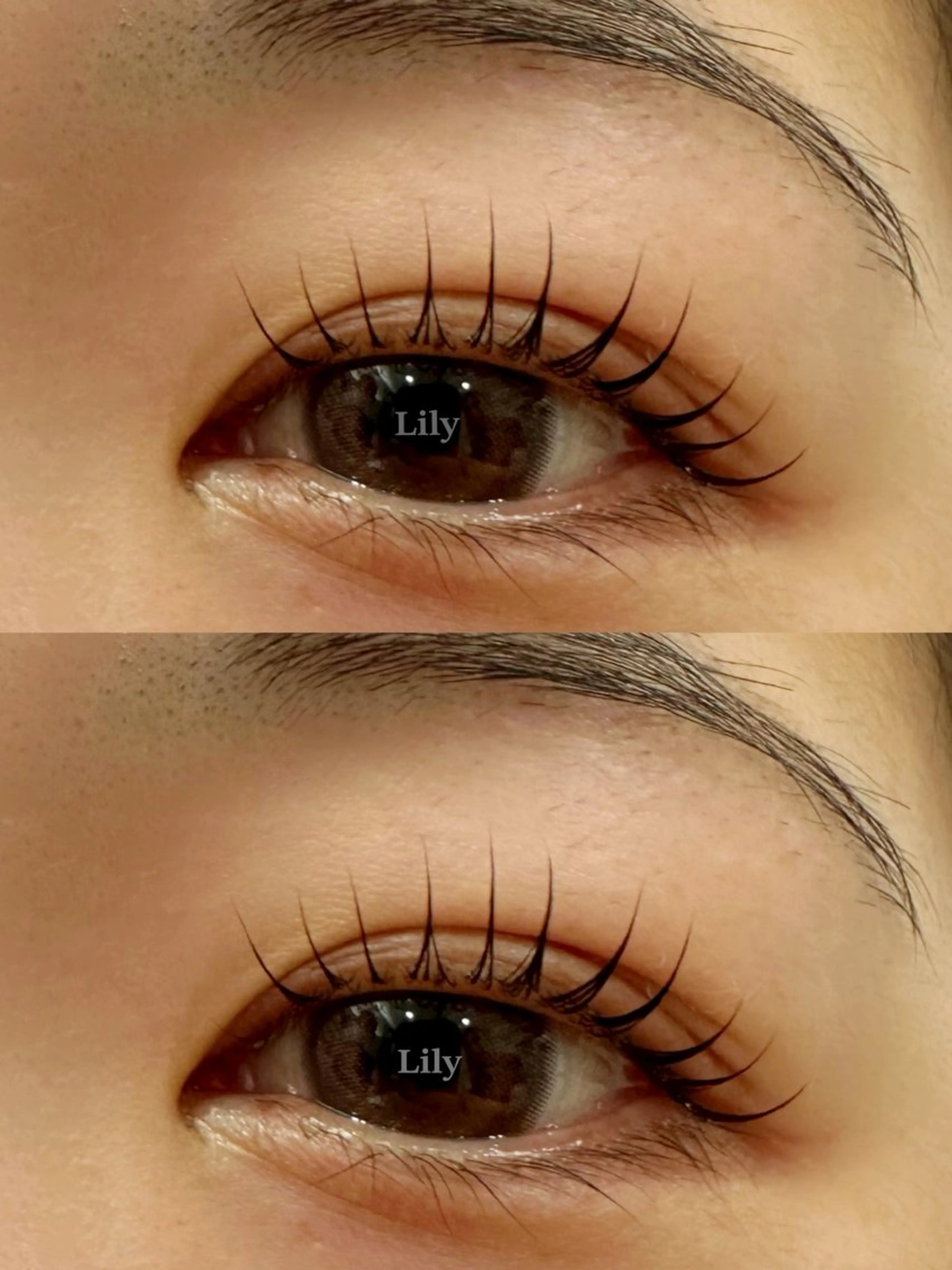 マツエク・マツパ 一重×まつ毛パーマ Lily 竹前のネイルデザイン