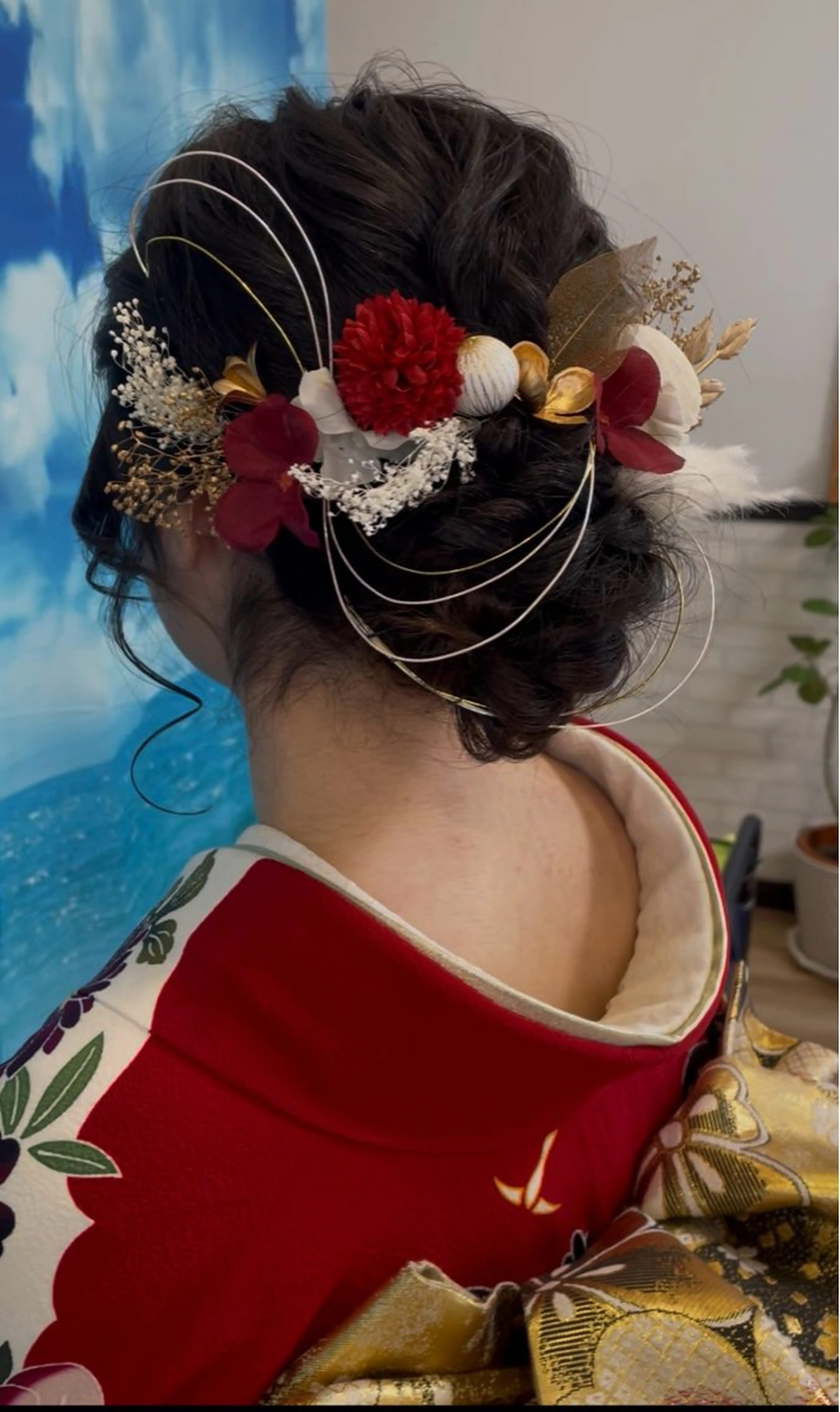 ロング ヘアアレンジ 菊池 栄里奈のヘアスタイル