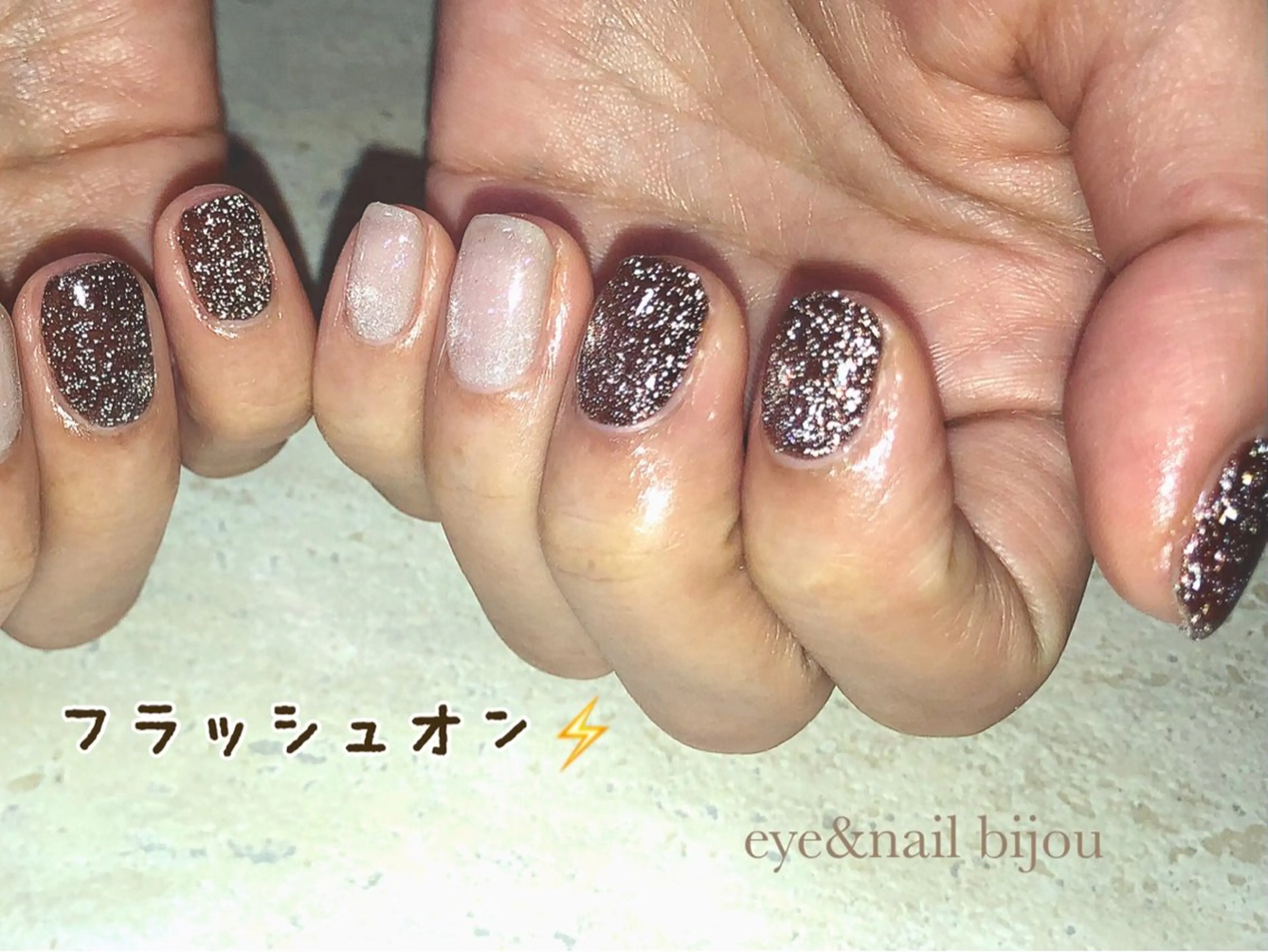 ネイル フラッシュネイル ハンドネイル n. sakiのネイルデザイン