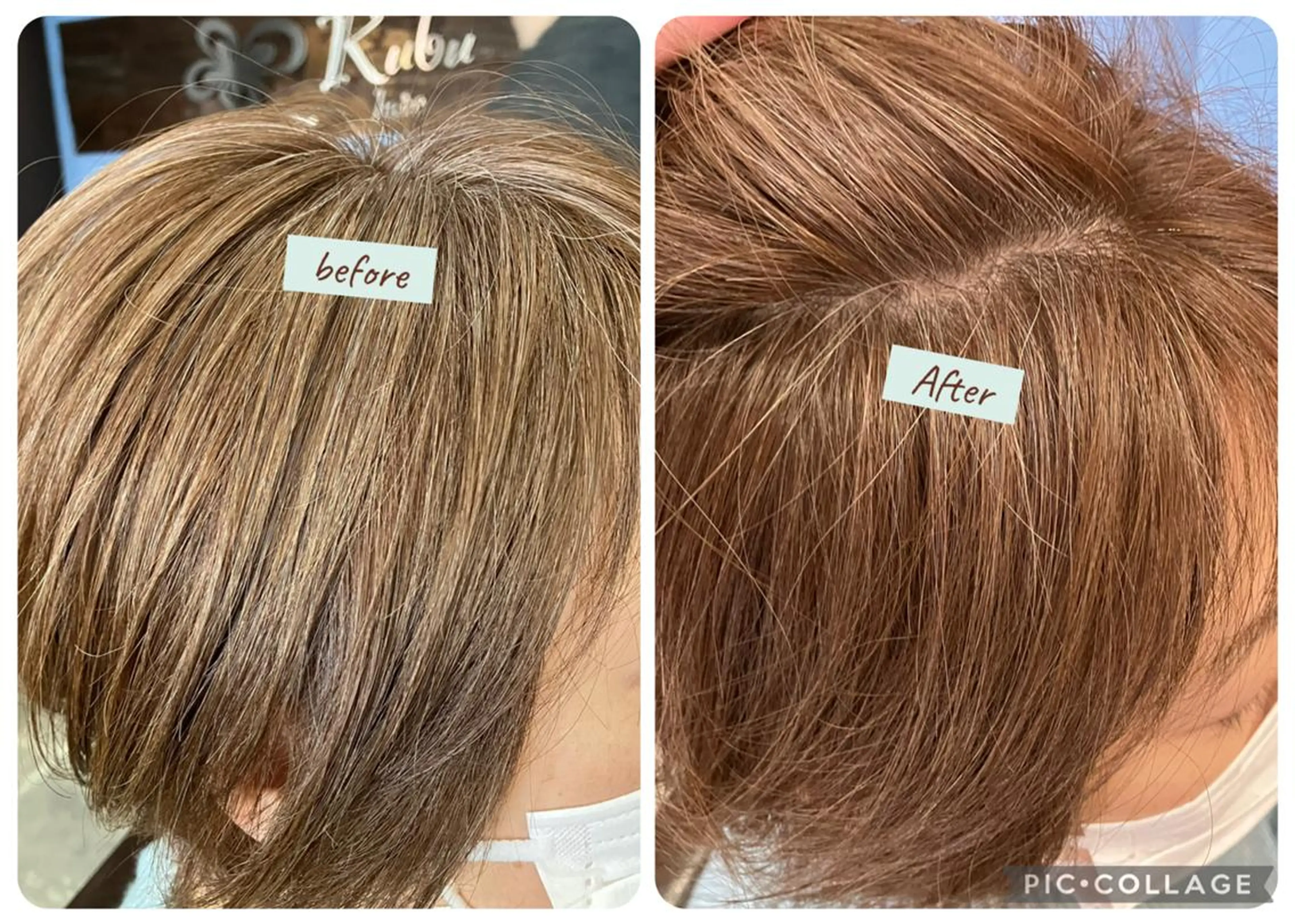 【卒・白髪染め】 🫧やわらか白髪ぼかし透明カラー🫧+カット✂︎通常料金より30%off🫧の写真