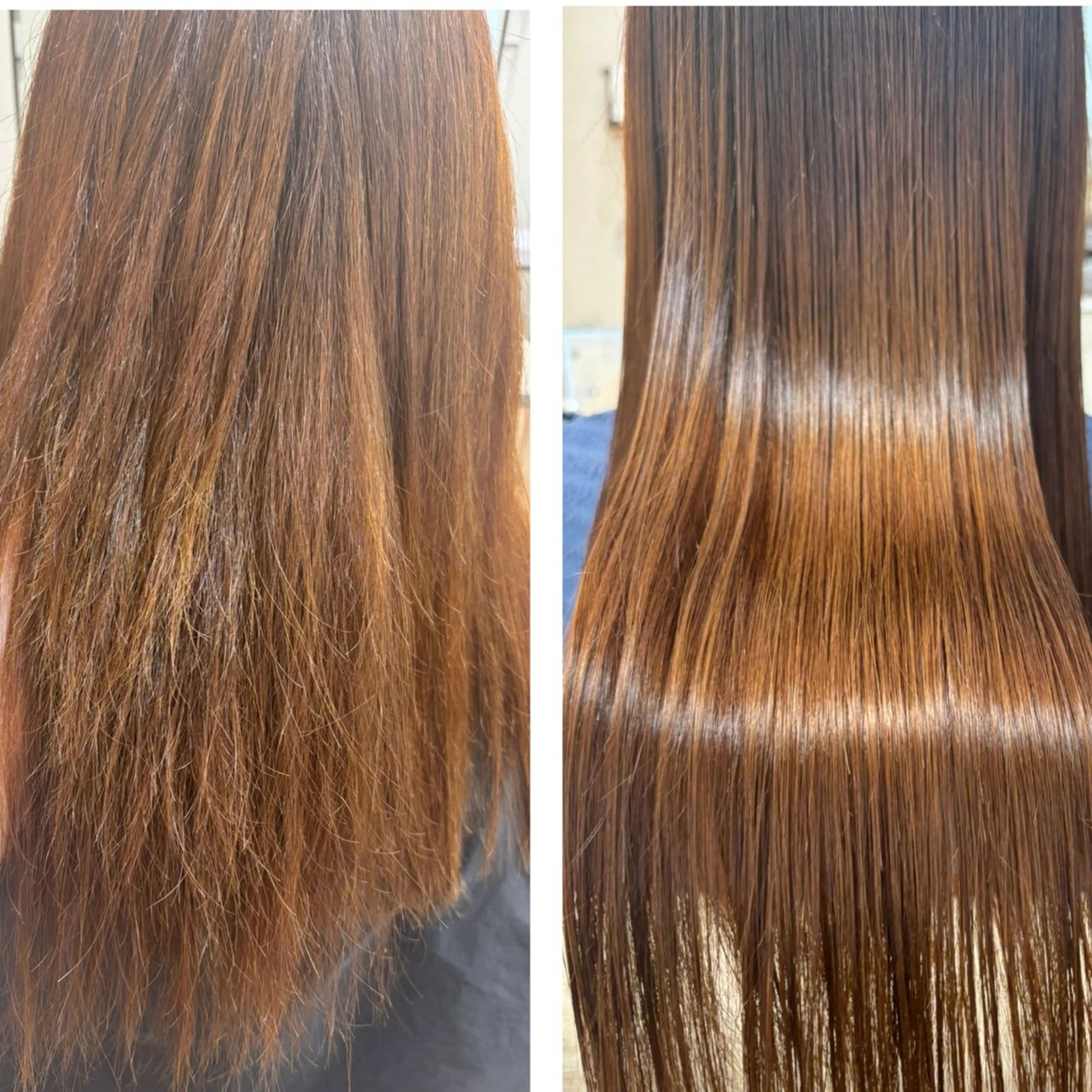 ロング 名駅／艶髪ストレート ／ヘッドスパ／伴怜奈のヘアスタイル