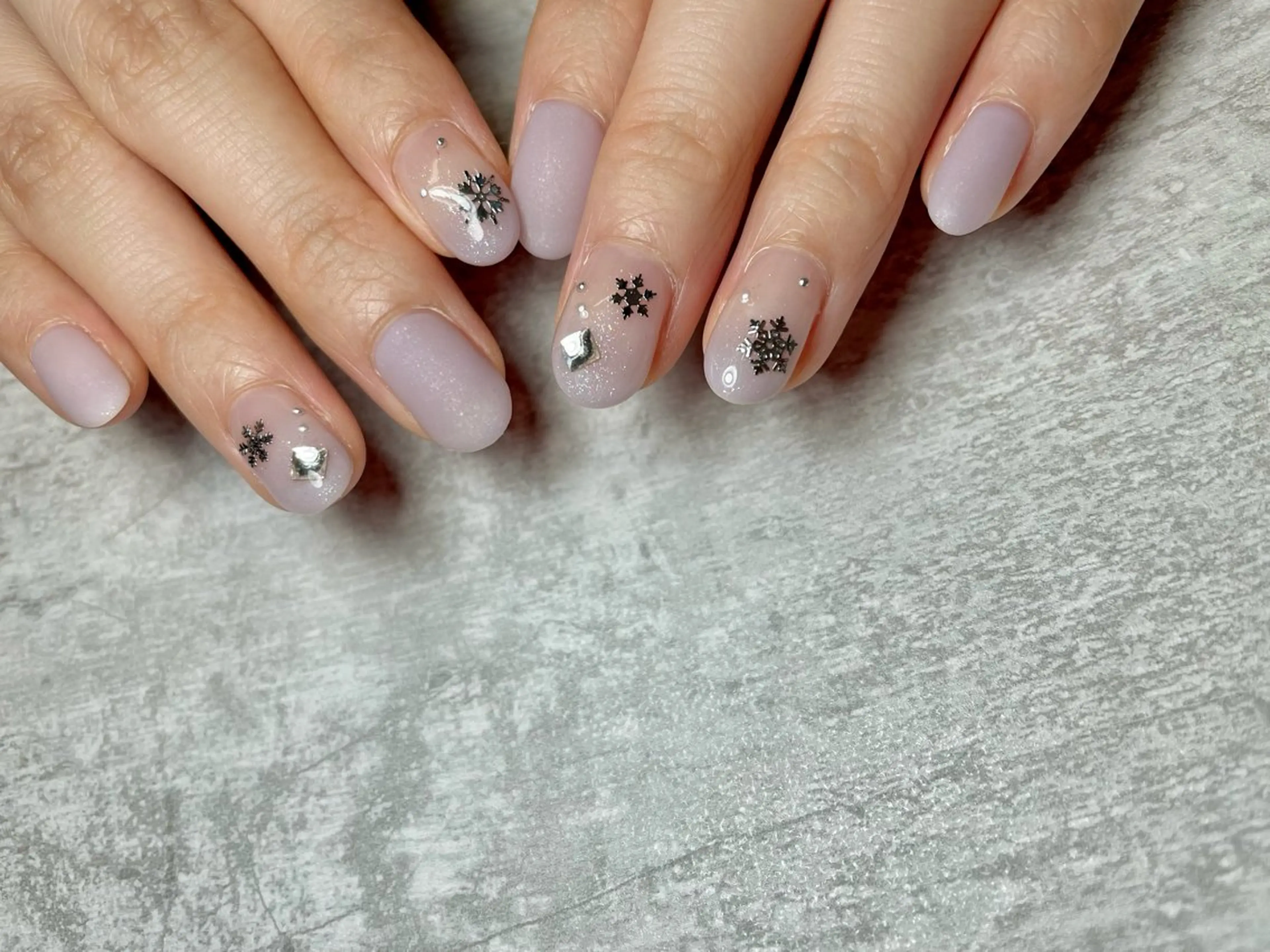 ネイル 持ち込み 冬ネイル BEAUTY GARDEN 【nail salon unseul】所属・nana .のネイルデザイン
