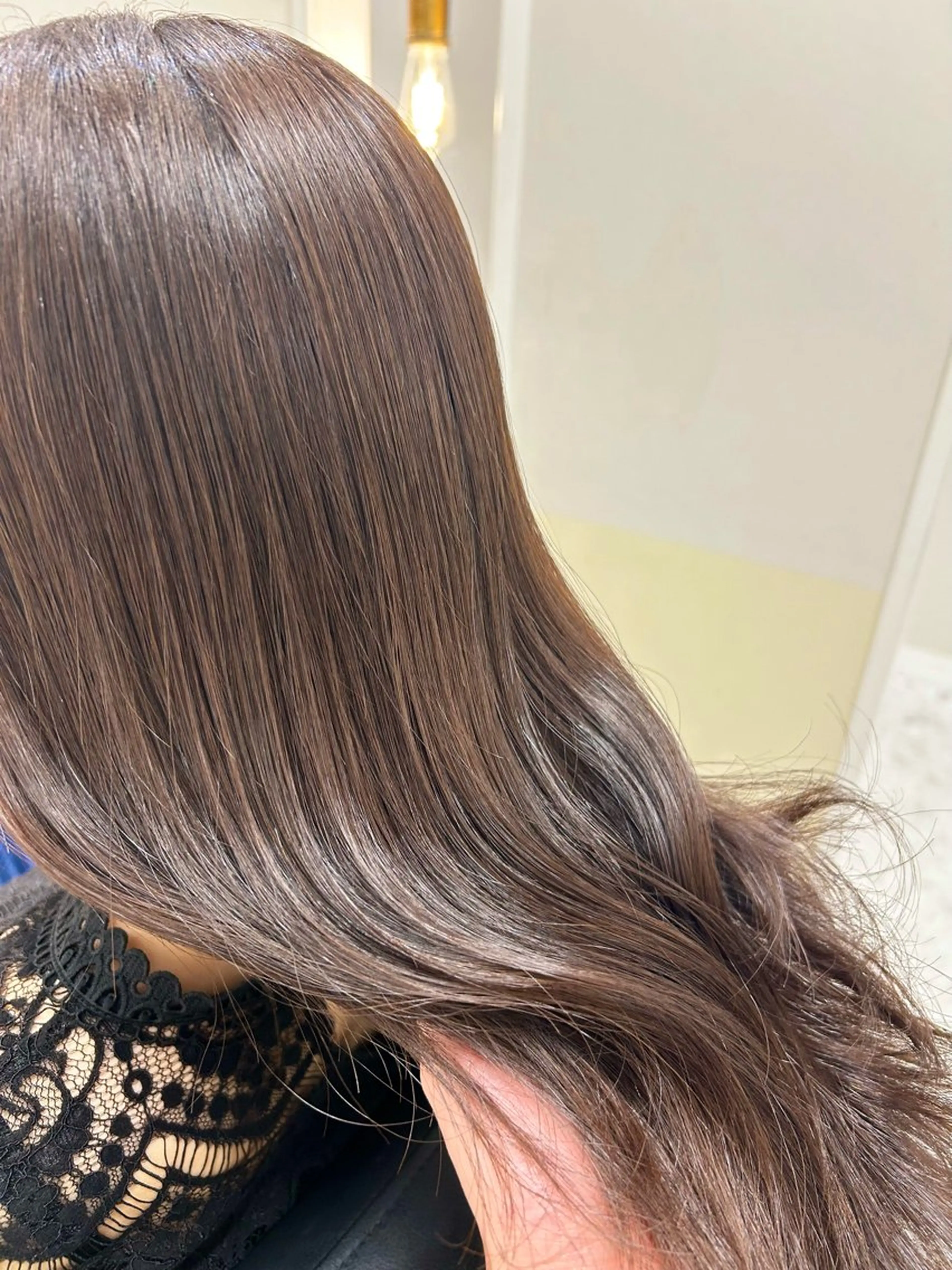 ロング カラー 透明感カラー グレージュ カット ヘアカラー トリートメント 🩰ニシムラヒカリ 半個室salon♡*のヘアスタイル