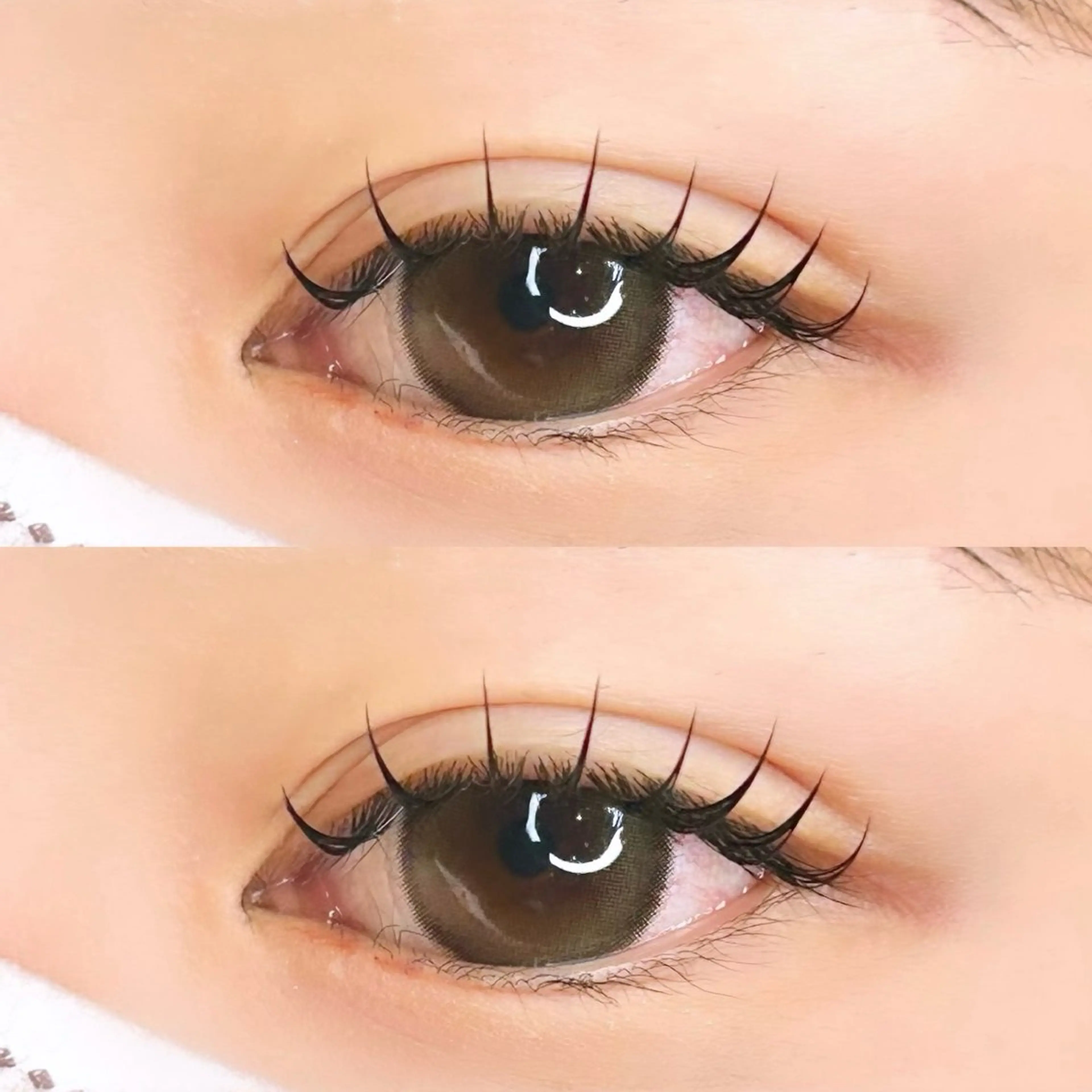 マツエク・マツパ 束感まつ毛 CCカール Cカール フラットラッシュ マツエク まつパ/マツエク/ 渋谷momokaのマツエク・マツパデザイン