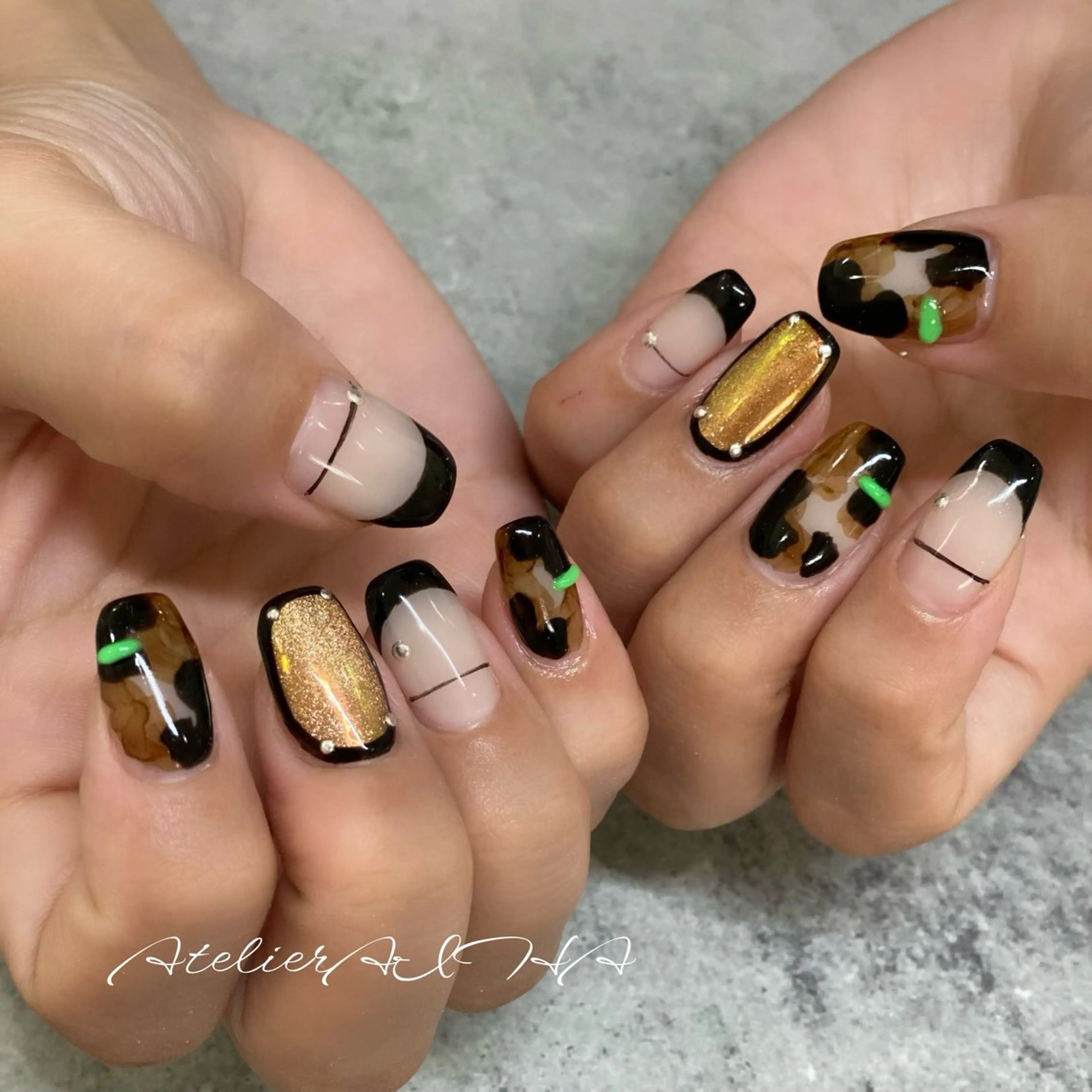 ネイル ハンドネイル アトリエAIHA★ フィルイン推奨サロンのネイルデザイン