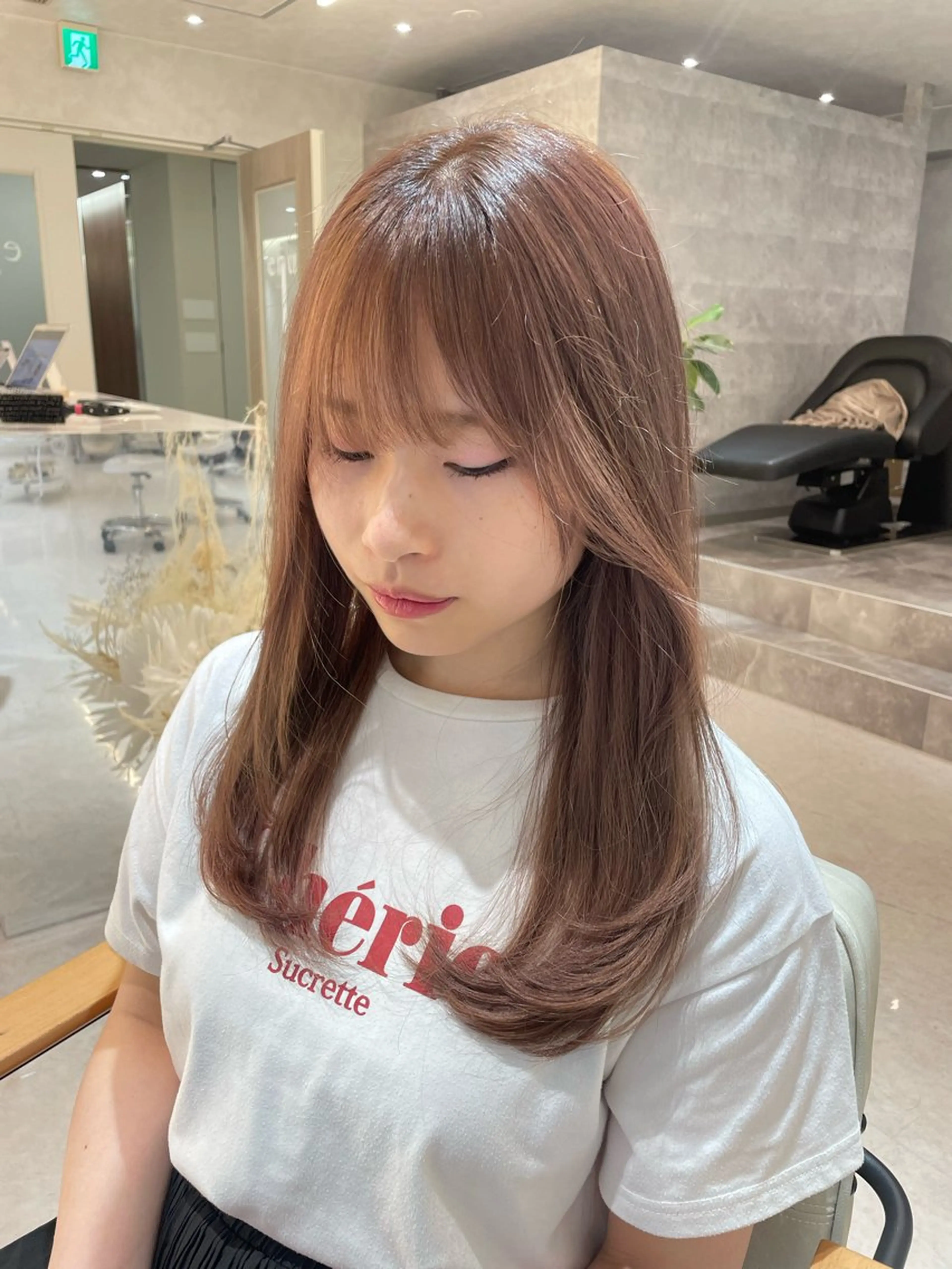 【🫧艶髪トリートメント付きカラー🫧】カラー+✨大人気✨《💎Aujua4stepトリートメント💎》の写真