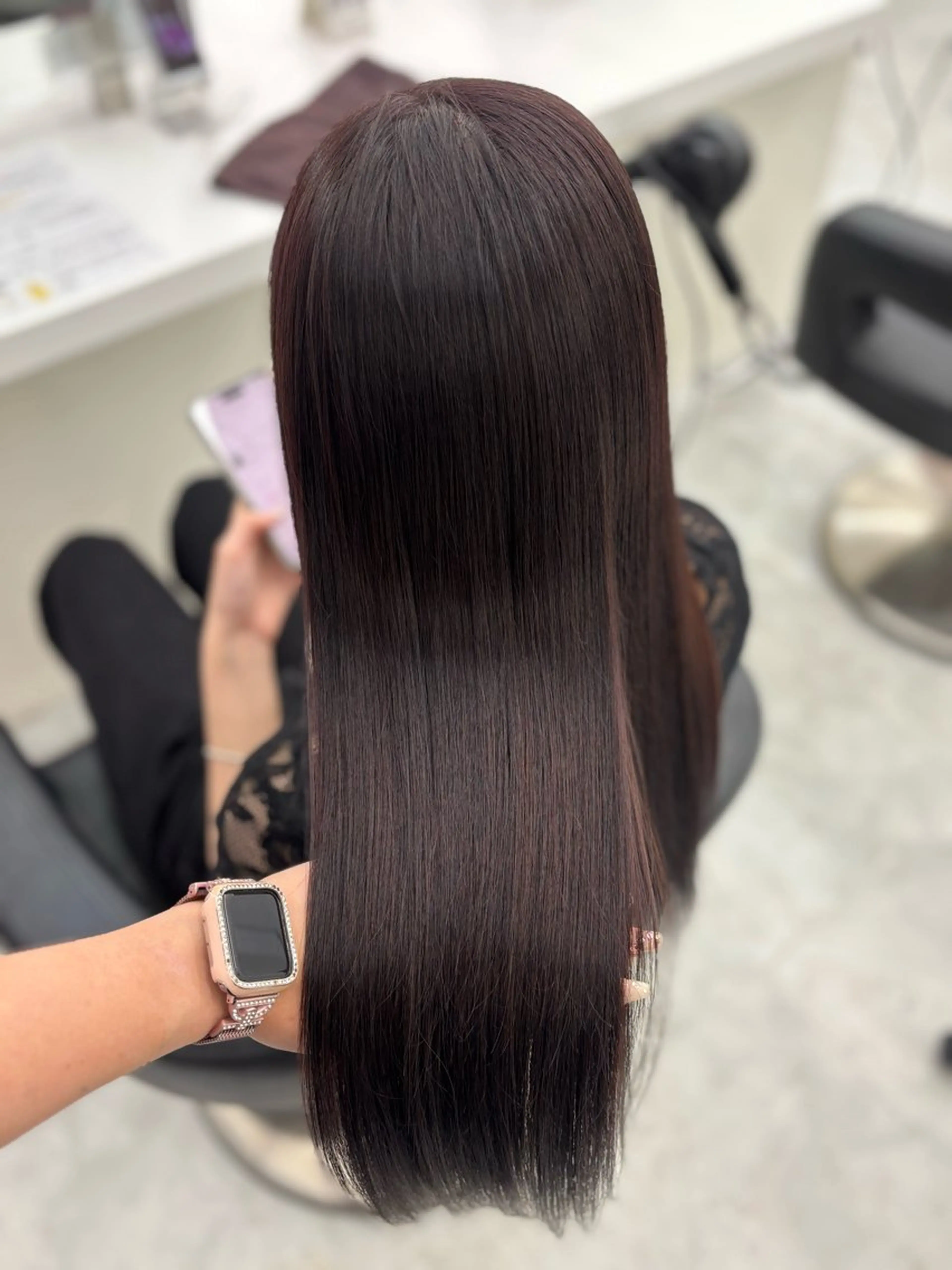 🎀うるつやヘアに🎀⟡˖·トレンドカット＋透明感ワンカラー＋髪質改善トリートメント🪞⟡˖·の写真