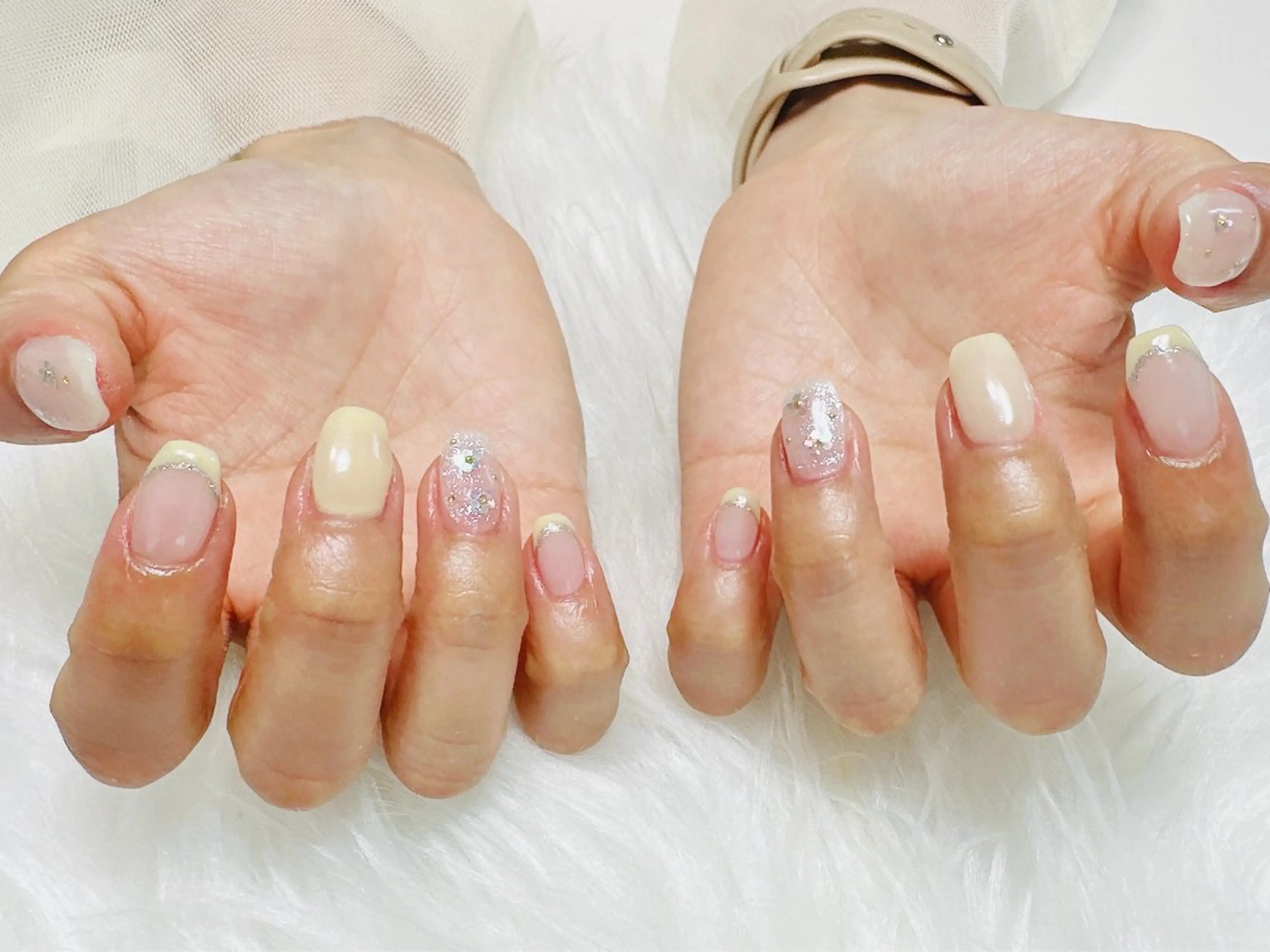ネイル 黄色 nailsalon oluoluのネイルデザイン