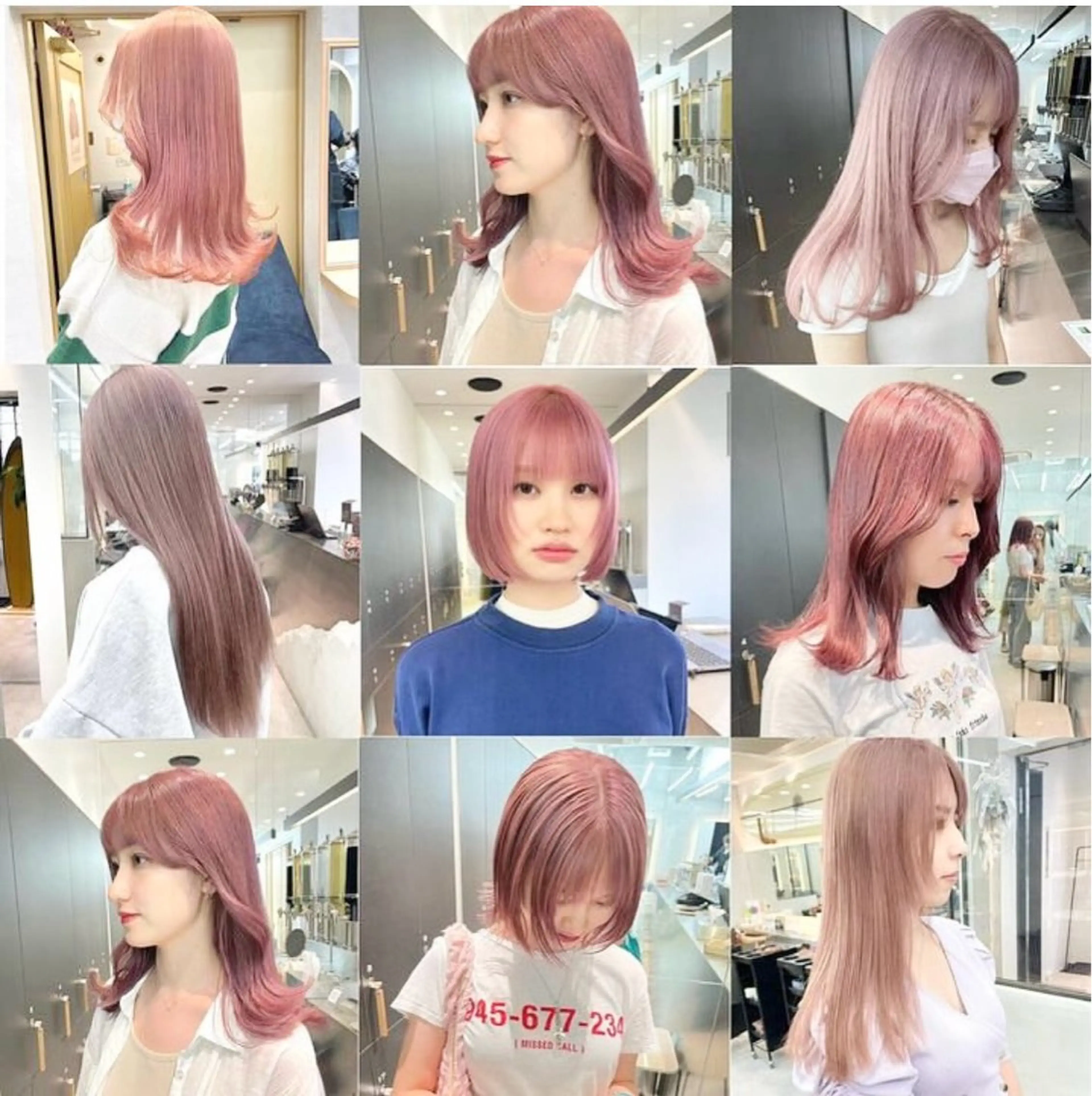 ミディアム カラー カット ヘアカラー トリートメント ♥️ブリーチ/ボブ/ レイヤー♥️maiのヘアスタイル