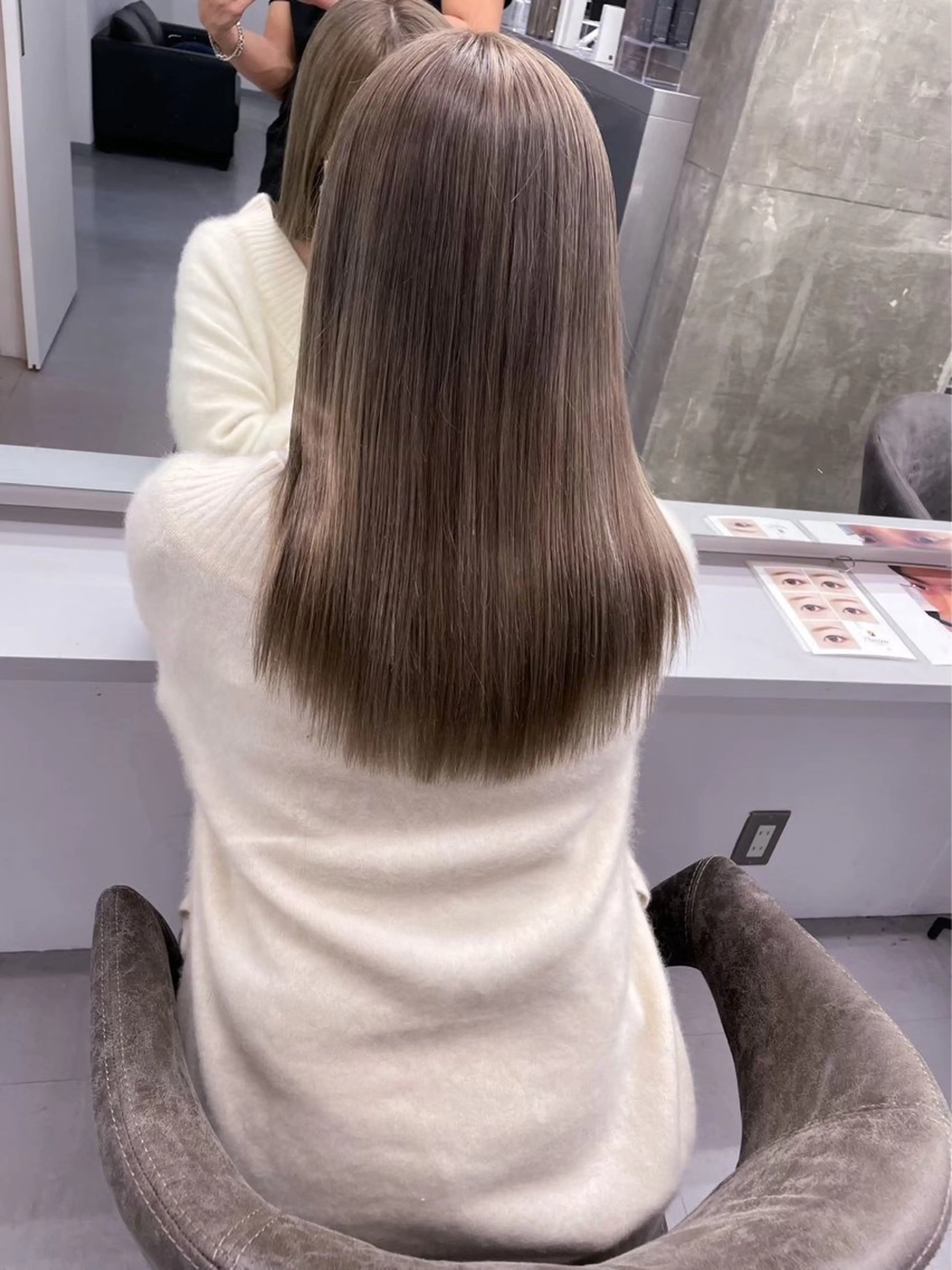 セミロング カラー 荒金 大翔のヘアスタイル