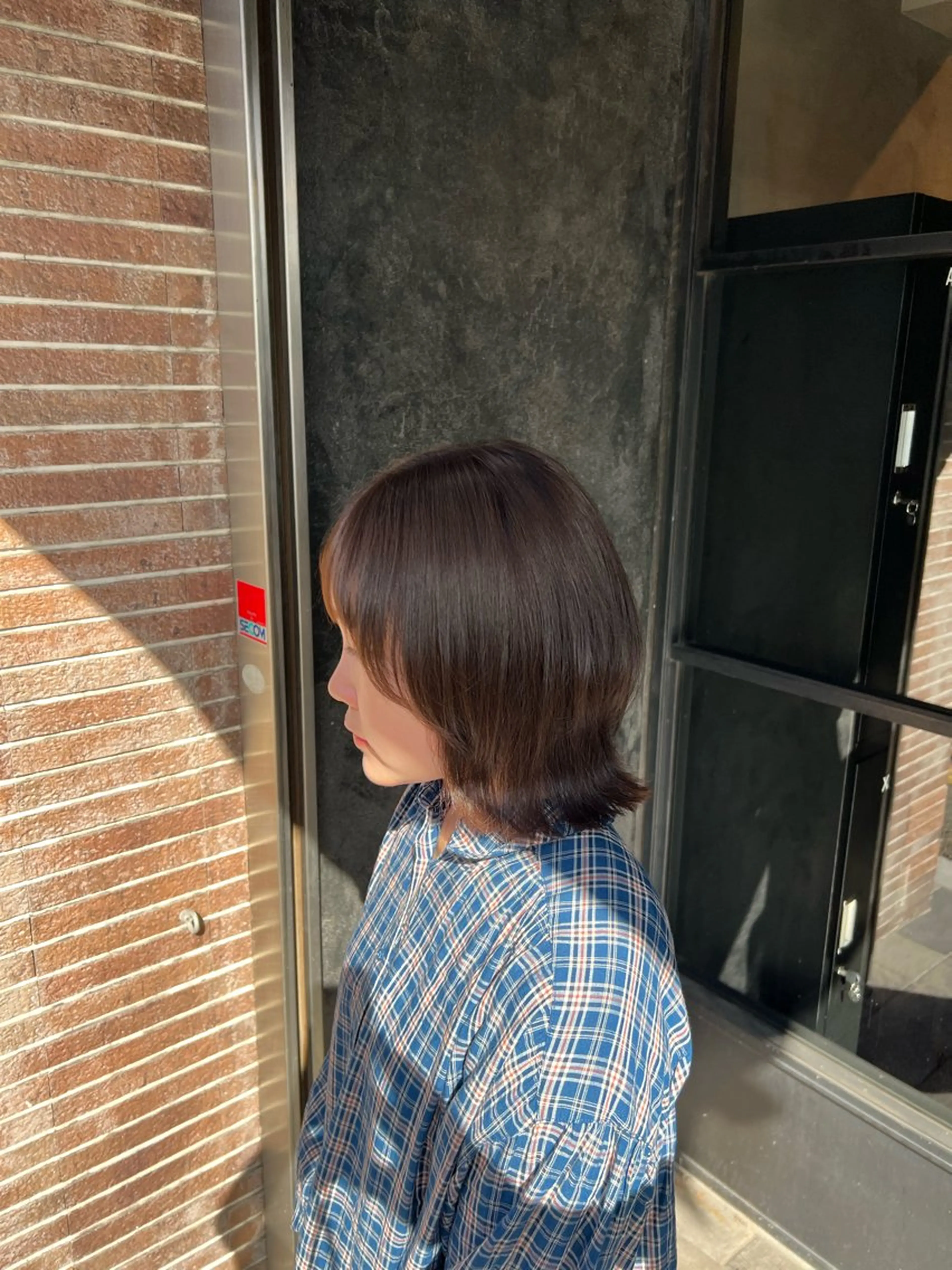 ミディアム ボブ くびれヘア momo /鍛冶屋町のヘアスタイル