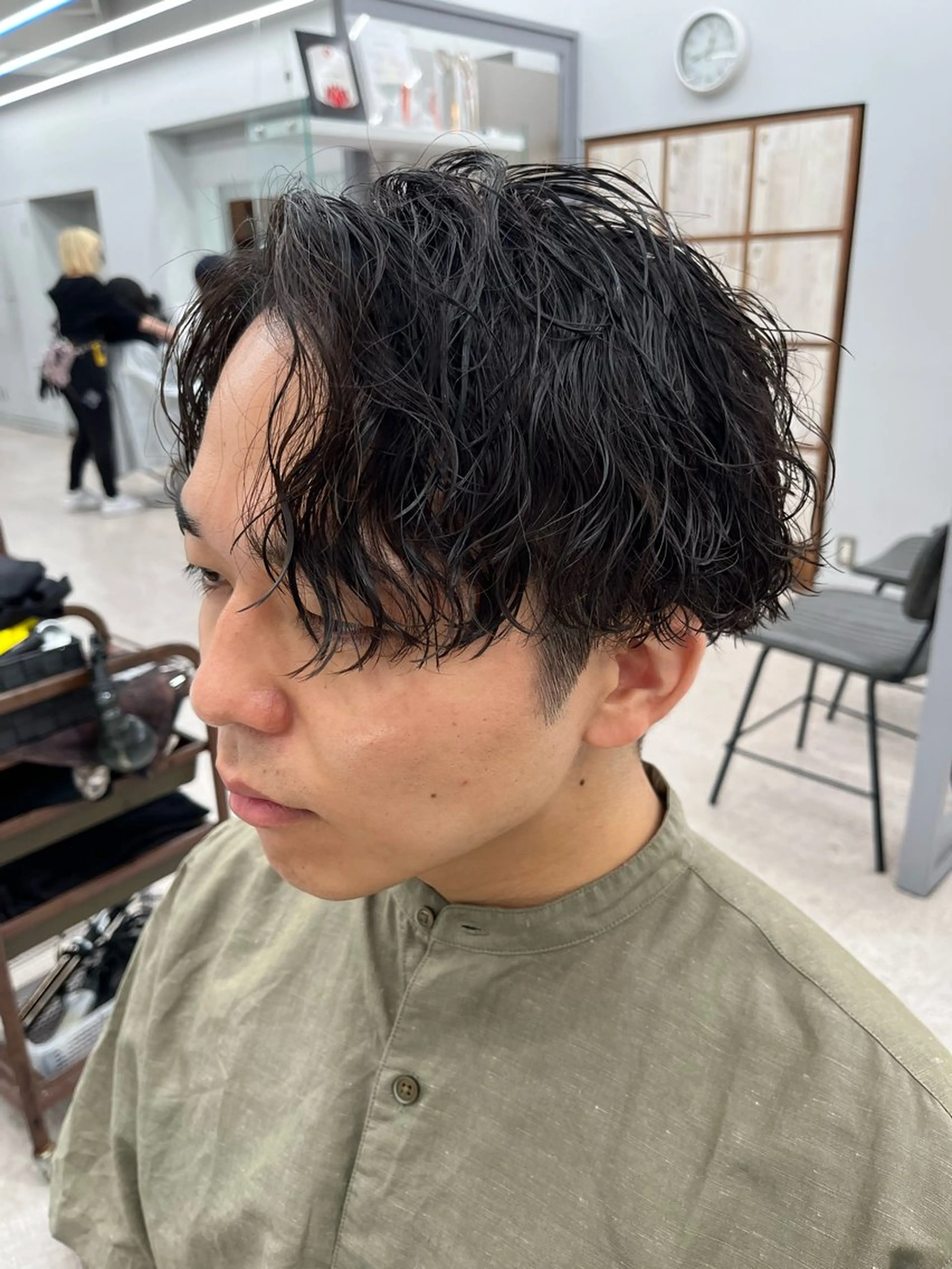 パーマ メンズ カット パーマ 🍐シャドウパーマ メンズ特化/守岡🍐のヘアスタイル