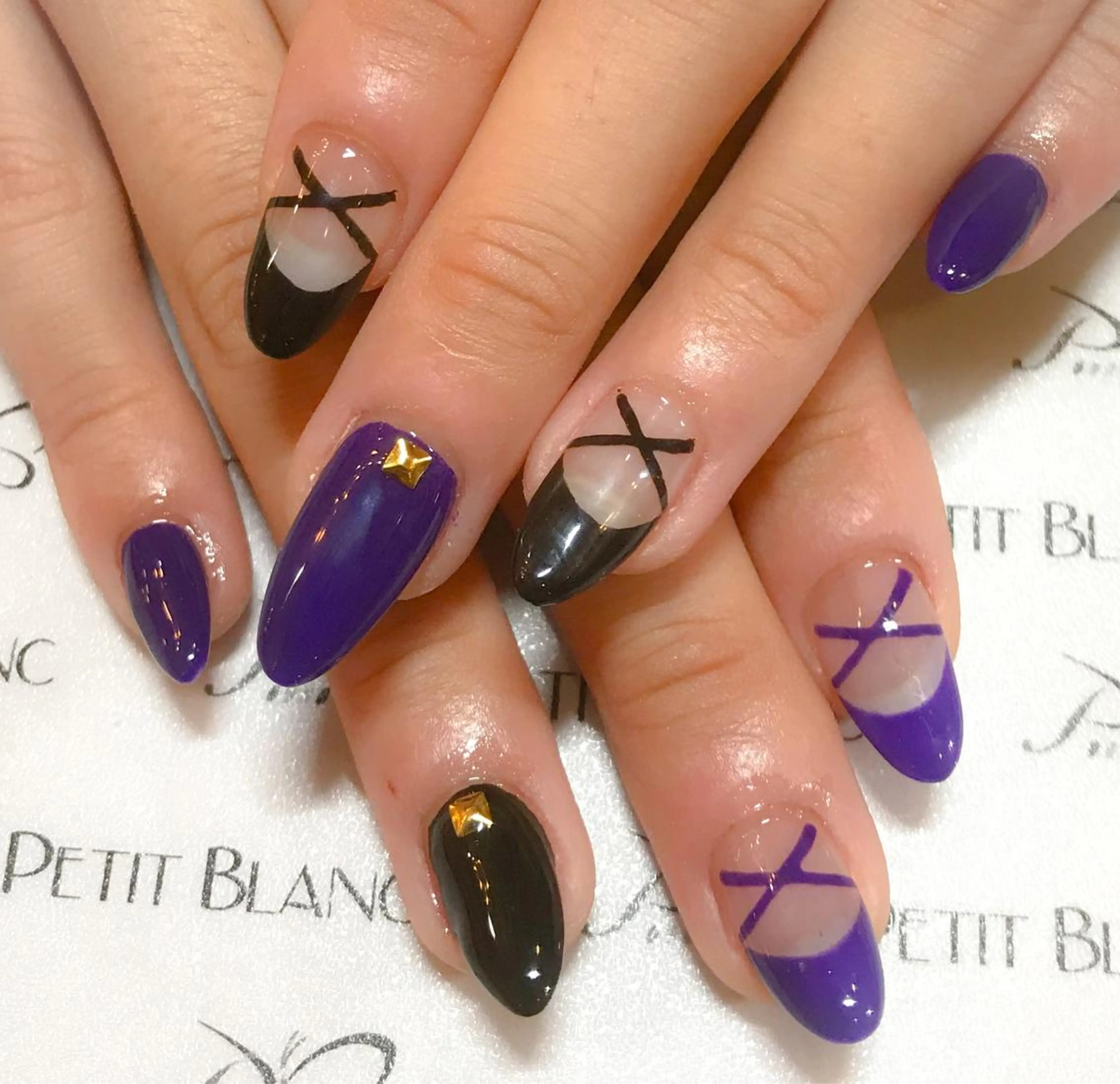 ネイル アートネイル ジェルネイル PetitBlanc KAZUKIのネイルデザイン