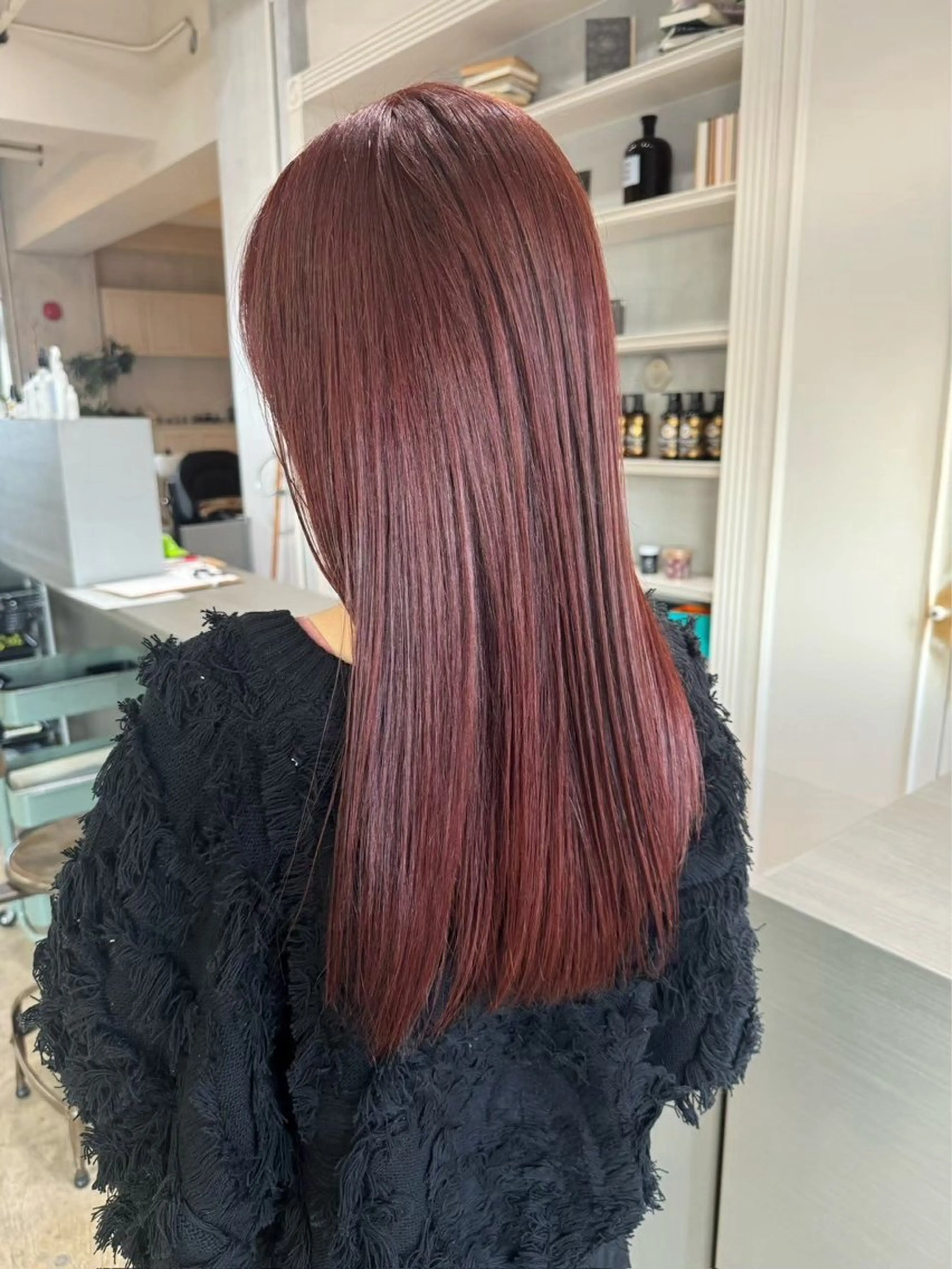 ロング カット ヘアカラー 🌱髪質改善×艶髪 🌱【天神美容室】のヘアスタイル