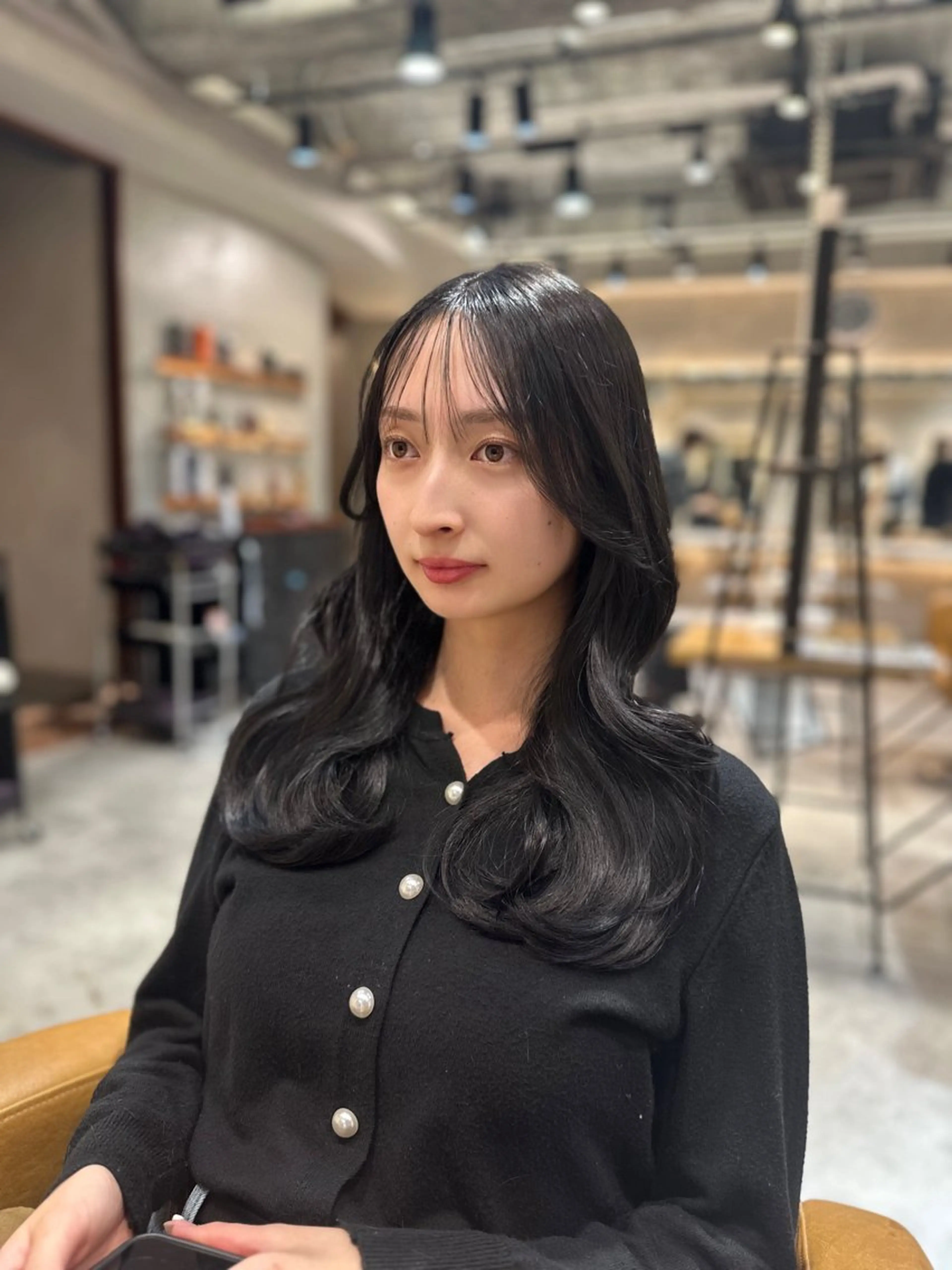 ロング カラー ダークグレー ダークグレージュ グレージュ レイヤーカット レイヤー/艶髪/ 髪質改善/YUYAのヘアスタイル