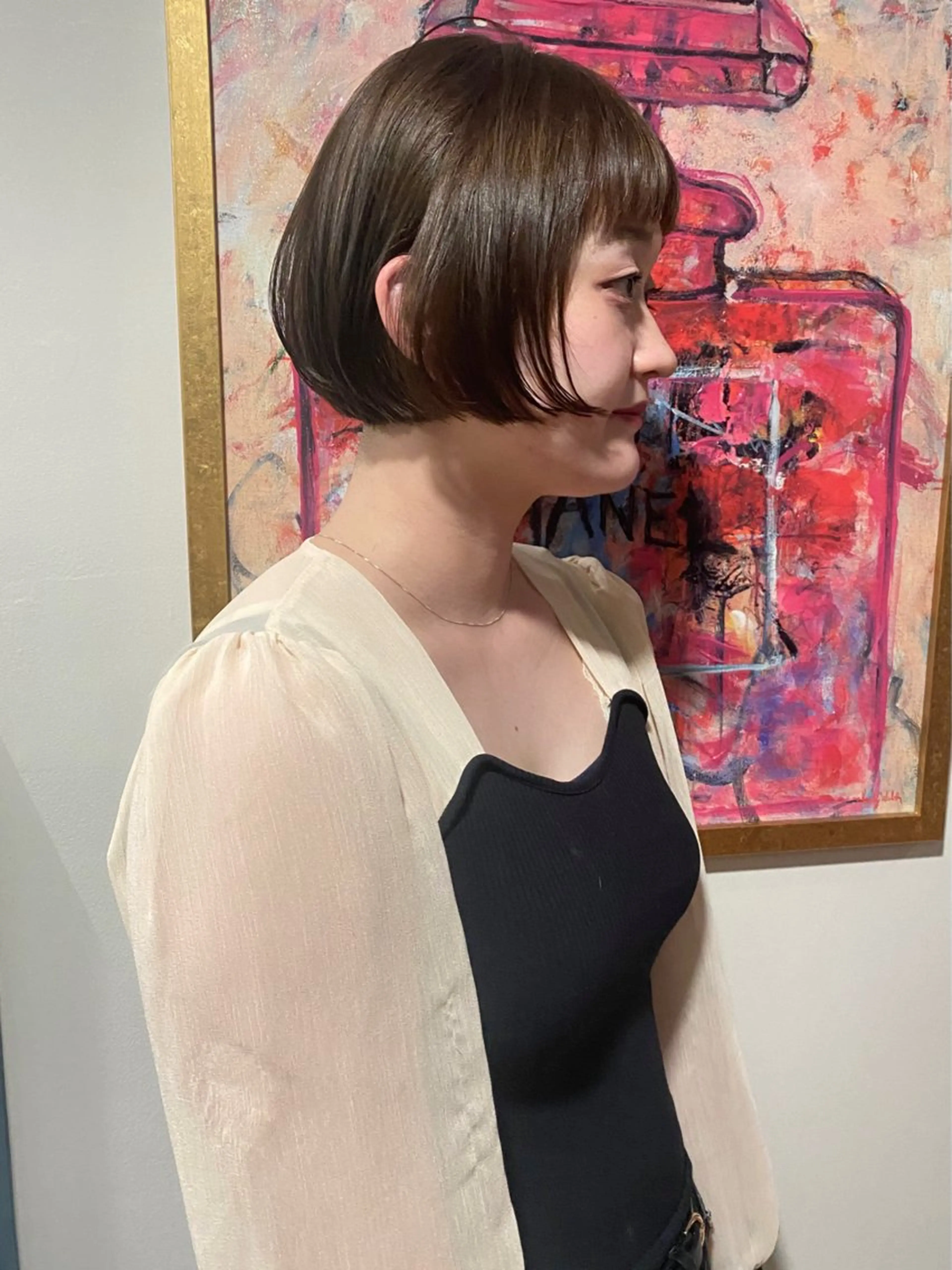 ショート カラー パーマ カット ヘアカラー 縮毛矯正 トリートメント mai / linoah˚✧のヘアスタイル