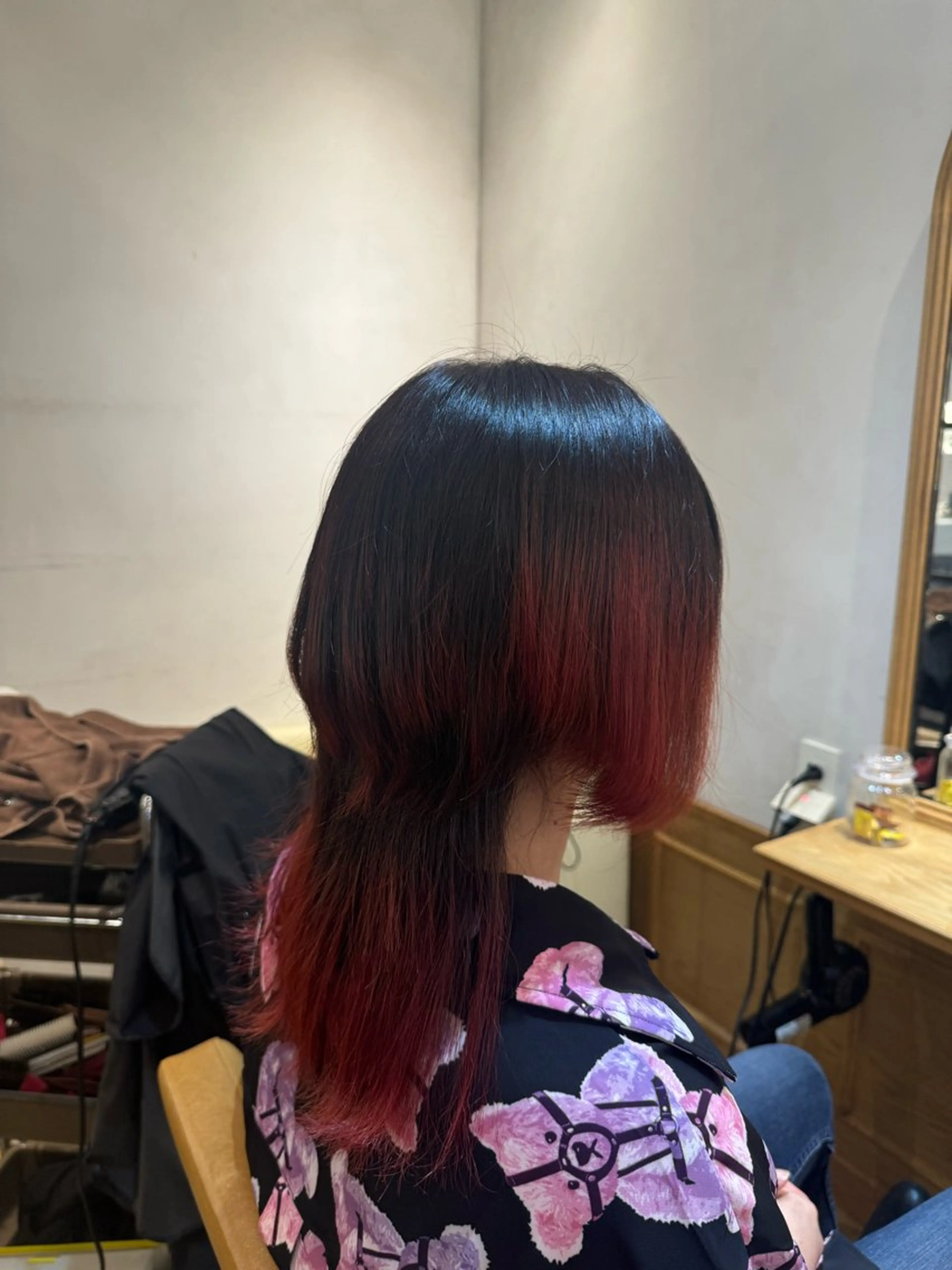 カラー ヘアカラー 透明感カラー💜 モテ髪 空陽💙のヘアスタイル