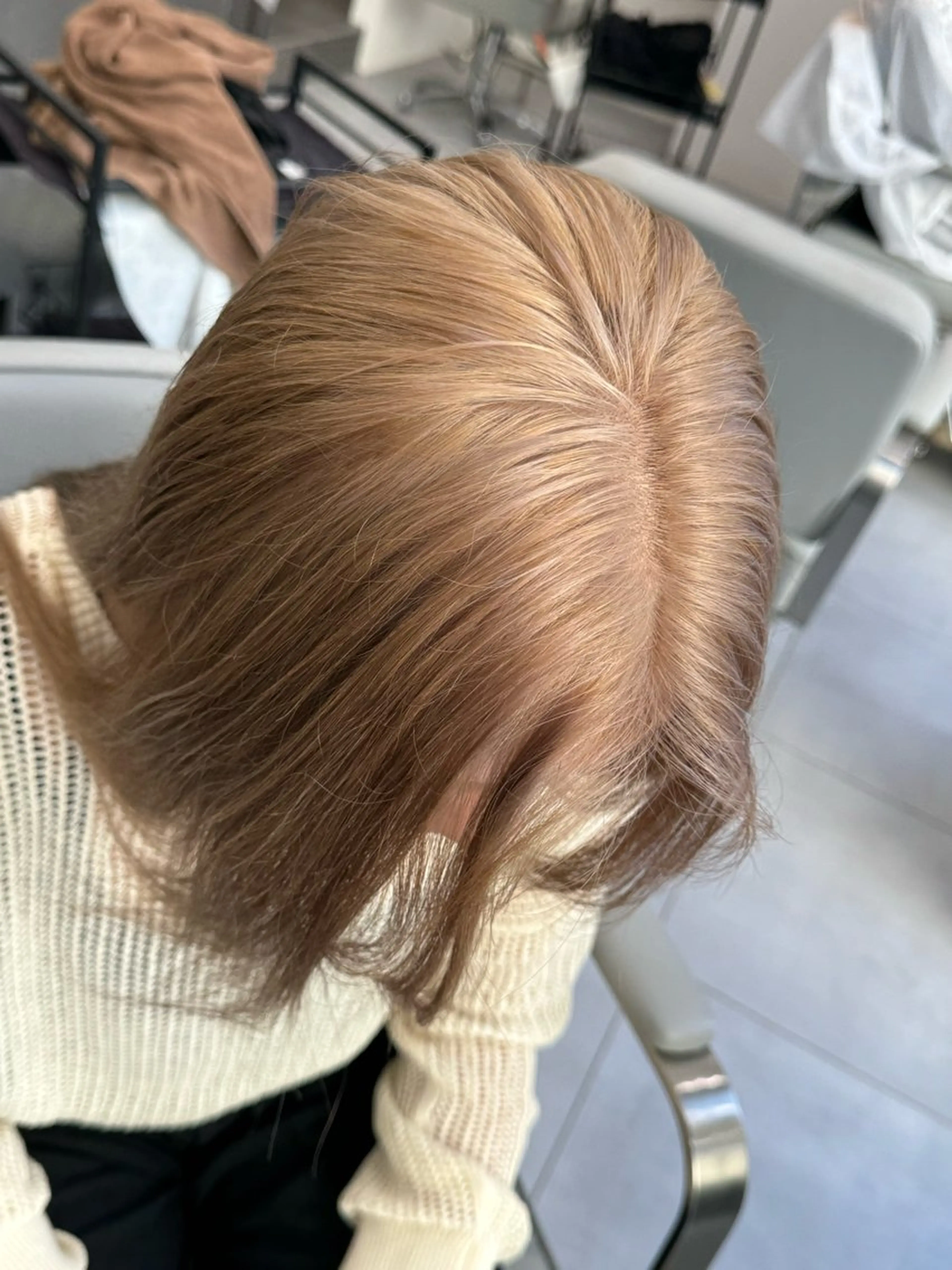 ロング カラー ヘアアレンジ 渋谷のブリーチカラー シェフ🧑‍🍳蓮のヘアスタイル