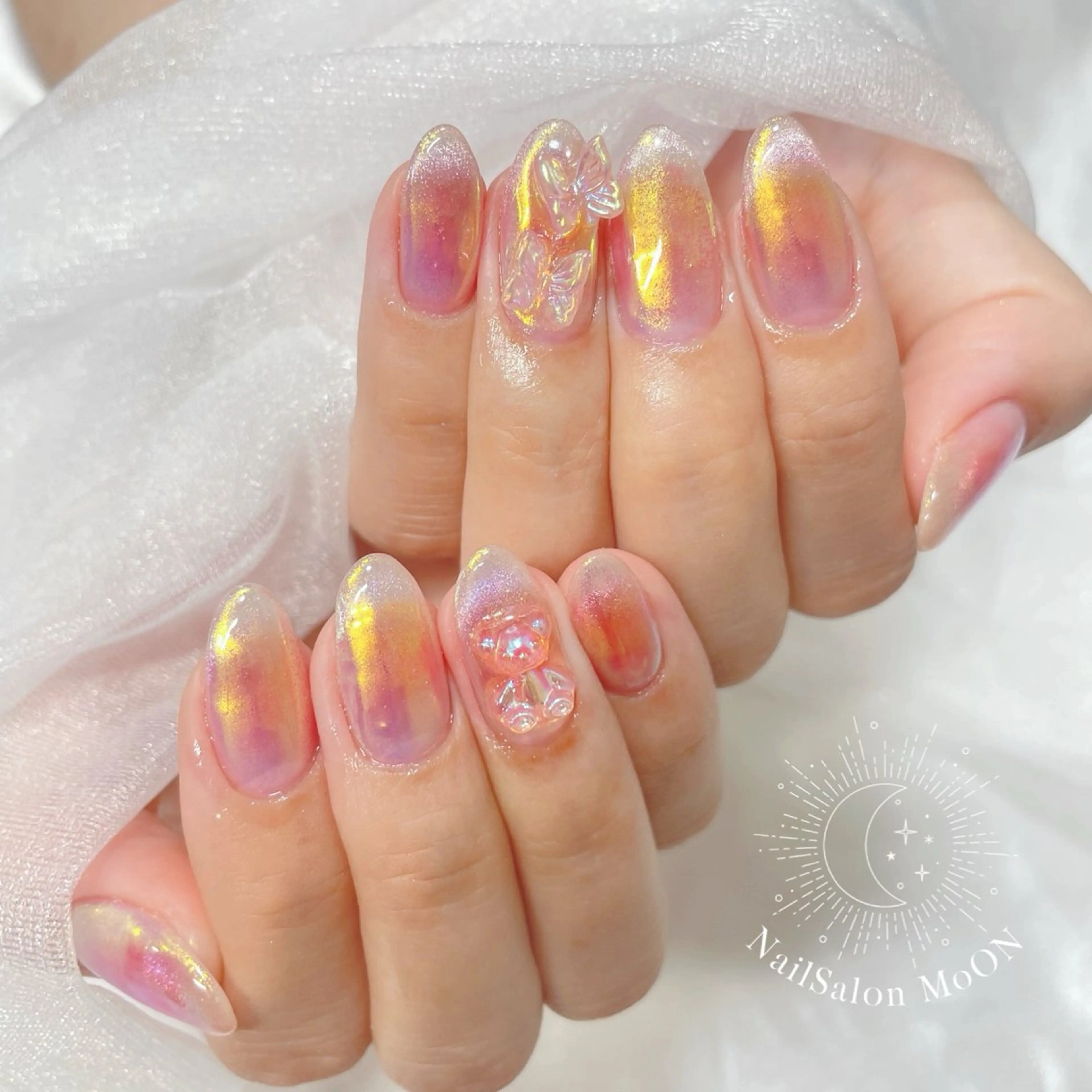 ネイル ハンドネイル ハンドケア MoON...❤︎ MeGuのネイルデザイン