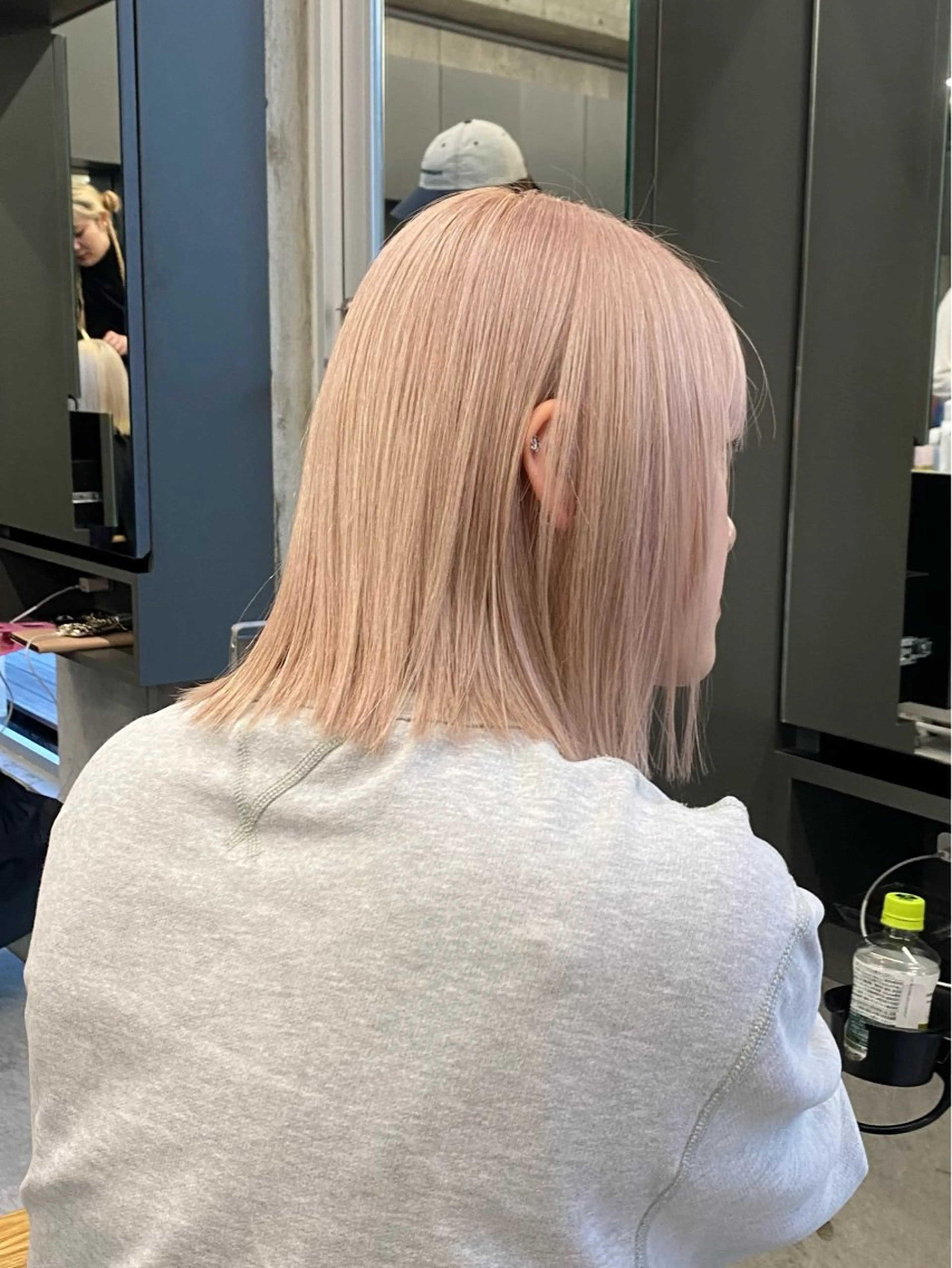 ミディアム カラー カット ヘアカラー トリートメント 村田 りょうやのヘアスタイル