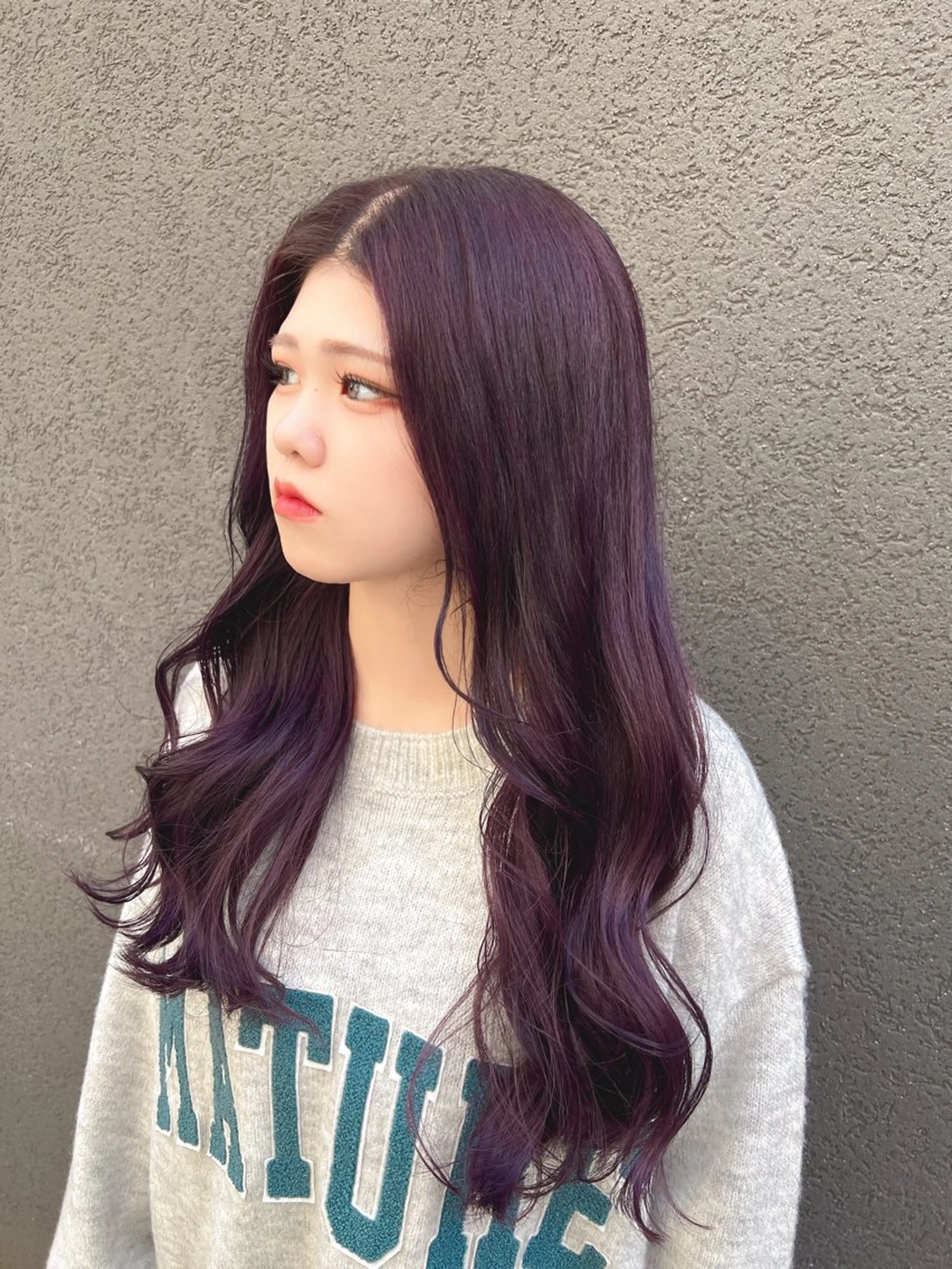ロング パープルカラー 🦋 Saki🦋のヘアスタイル