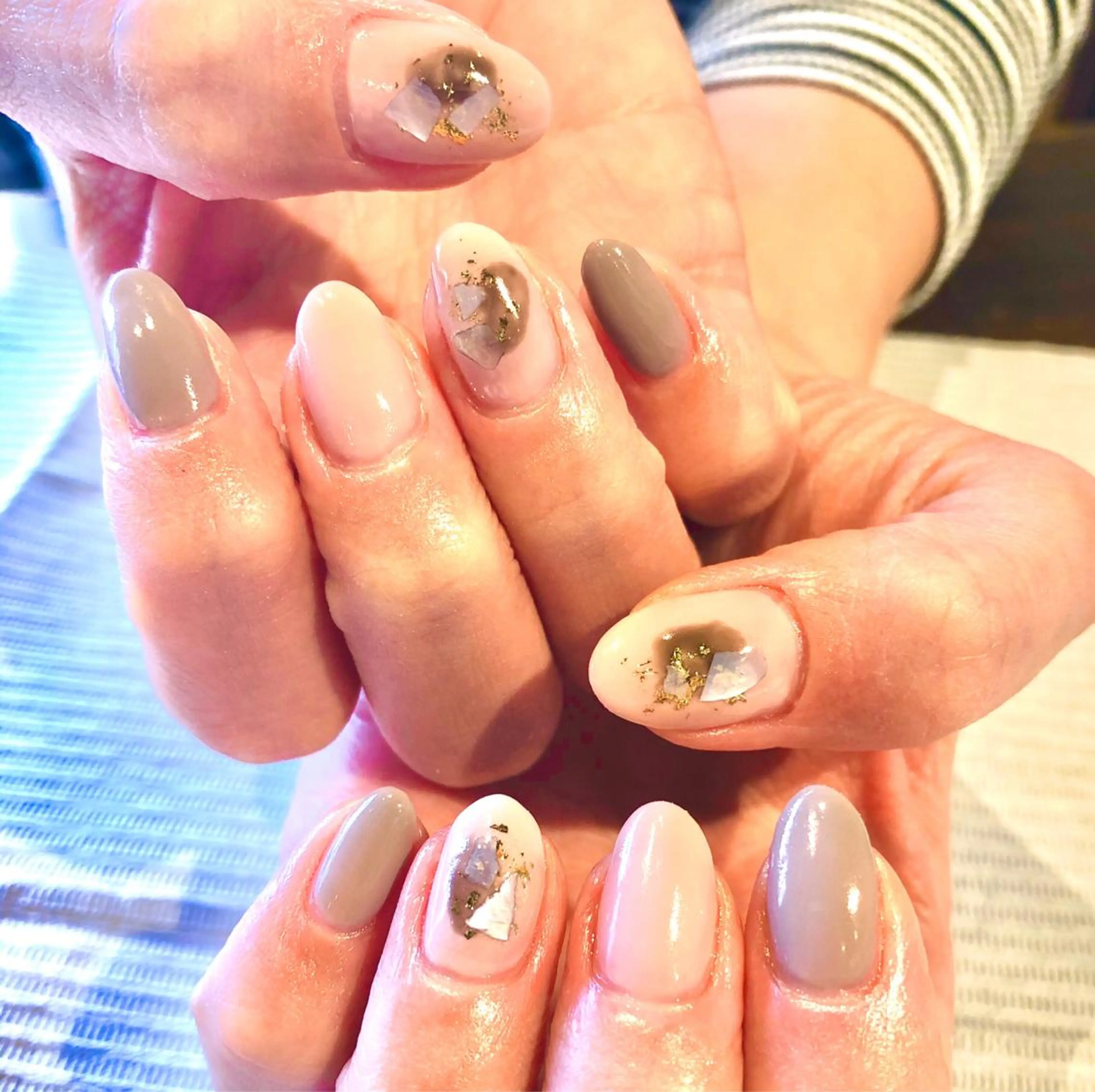 ネイル ニュアンスネイル TRAM-nail moriizumiのネイルデザイン