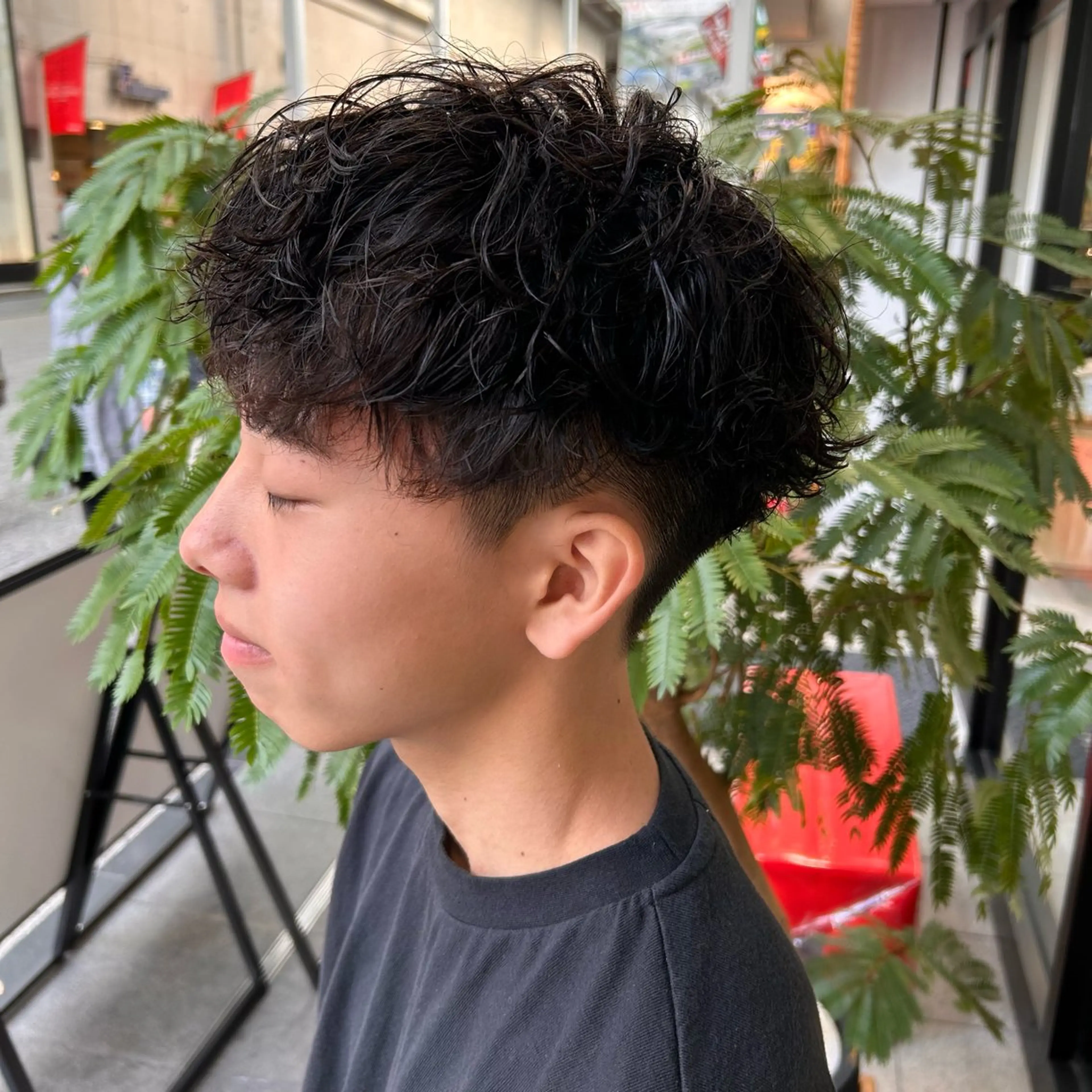 メンズ メンズパーマ カット パーマ Little広島店所属・河田 日和のヘアスタイル