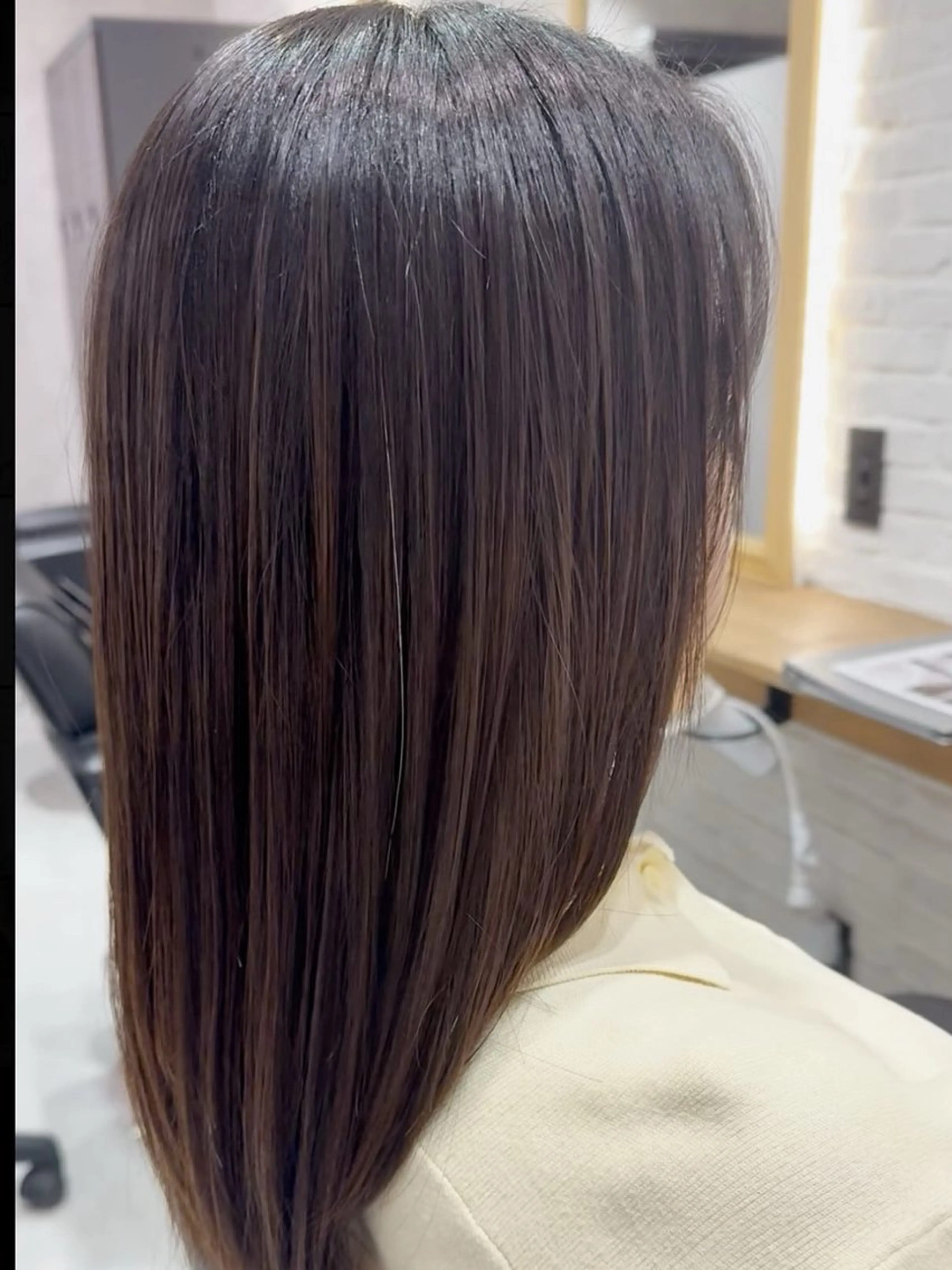 セミロング トリートメント 佐藤 佑美香のヘアスタイル