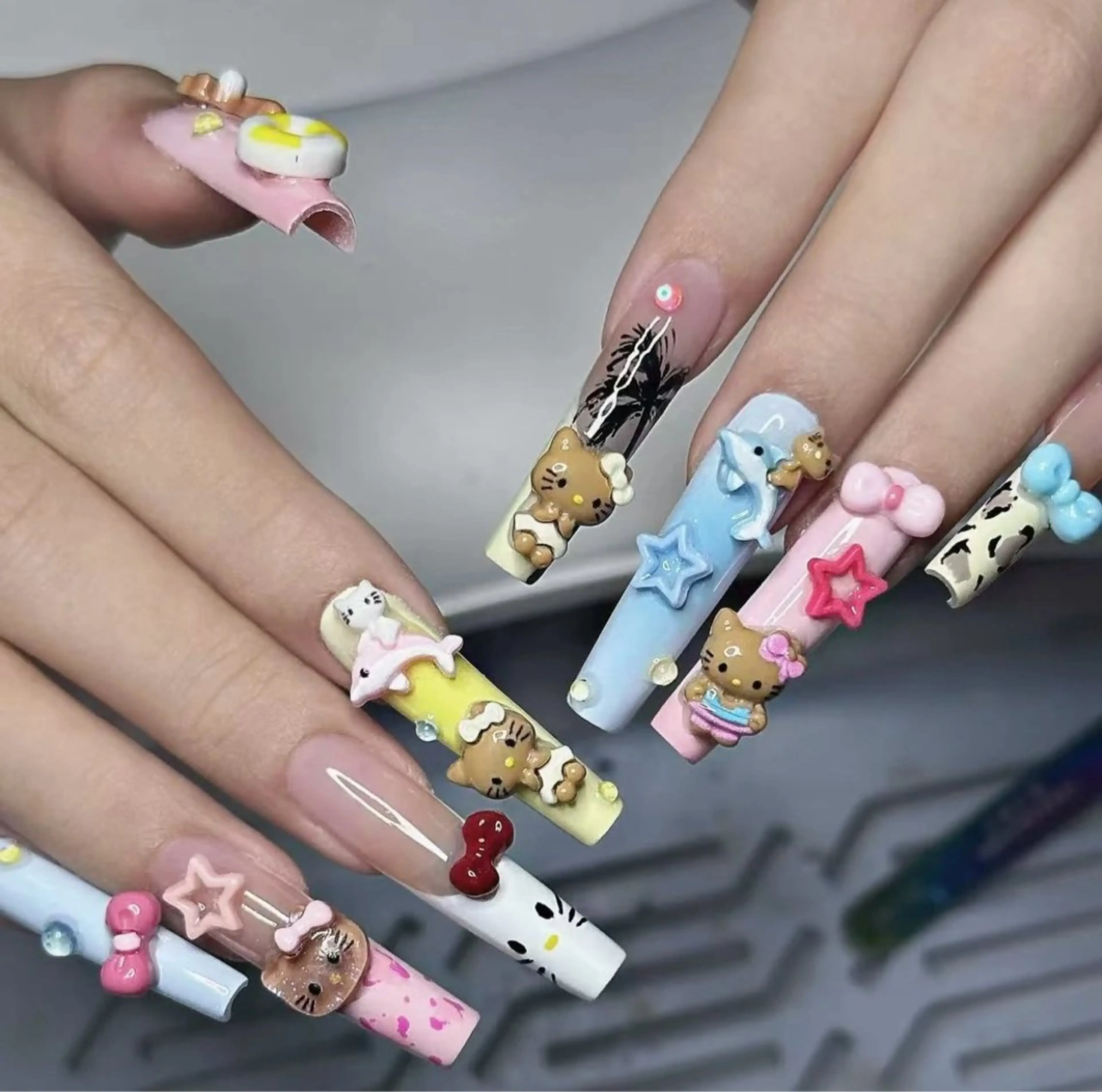 ネイル ハンドネイル 長さだし専門店 M2　rikaのネイルデザイン