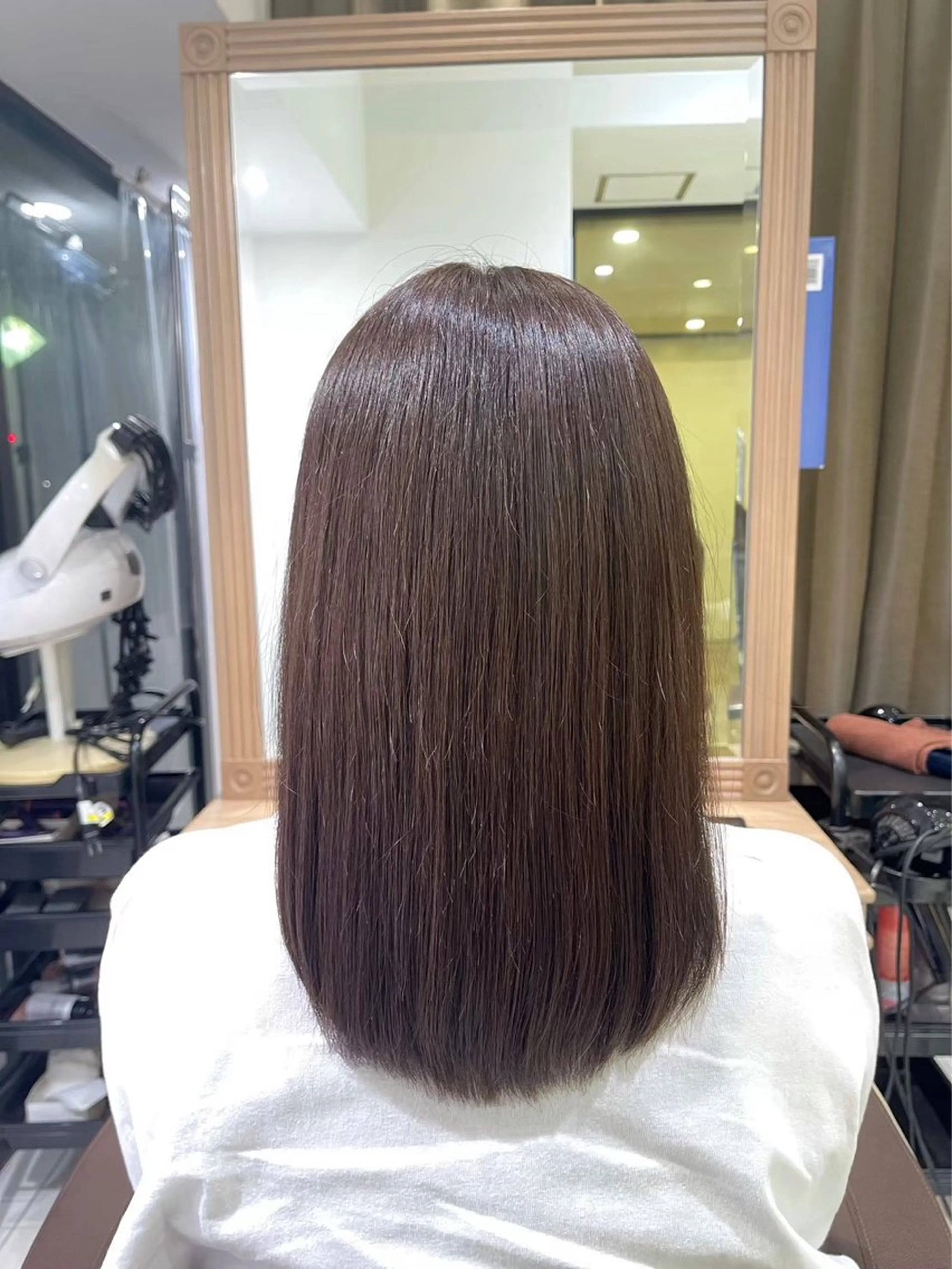 セミロング カラー ♡モデル様募集中♡ まりあ🐥🎀のヘアスタイル