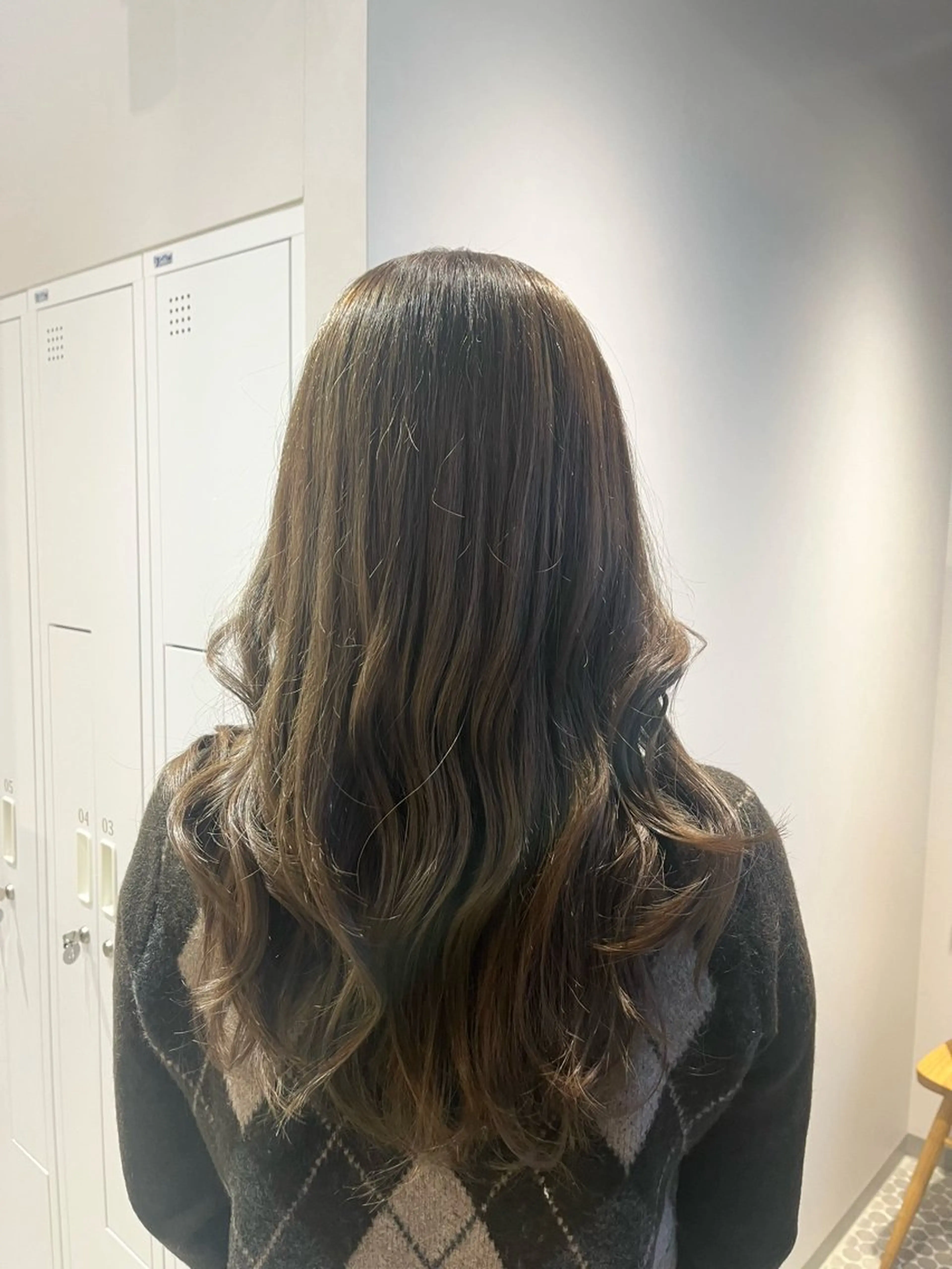 ロング レイヤーカット カット ヘアカラー SALOWIN大宮crest所属・大宮レイヤーカット× 透明感カラー　rioのヘアスタイル