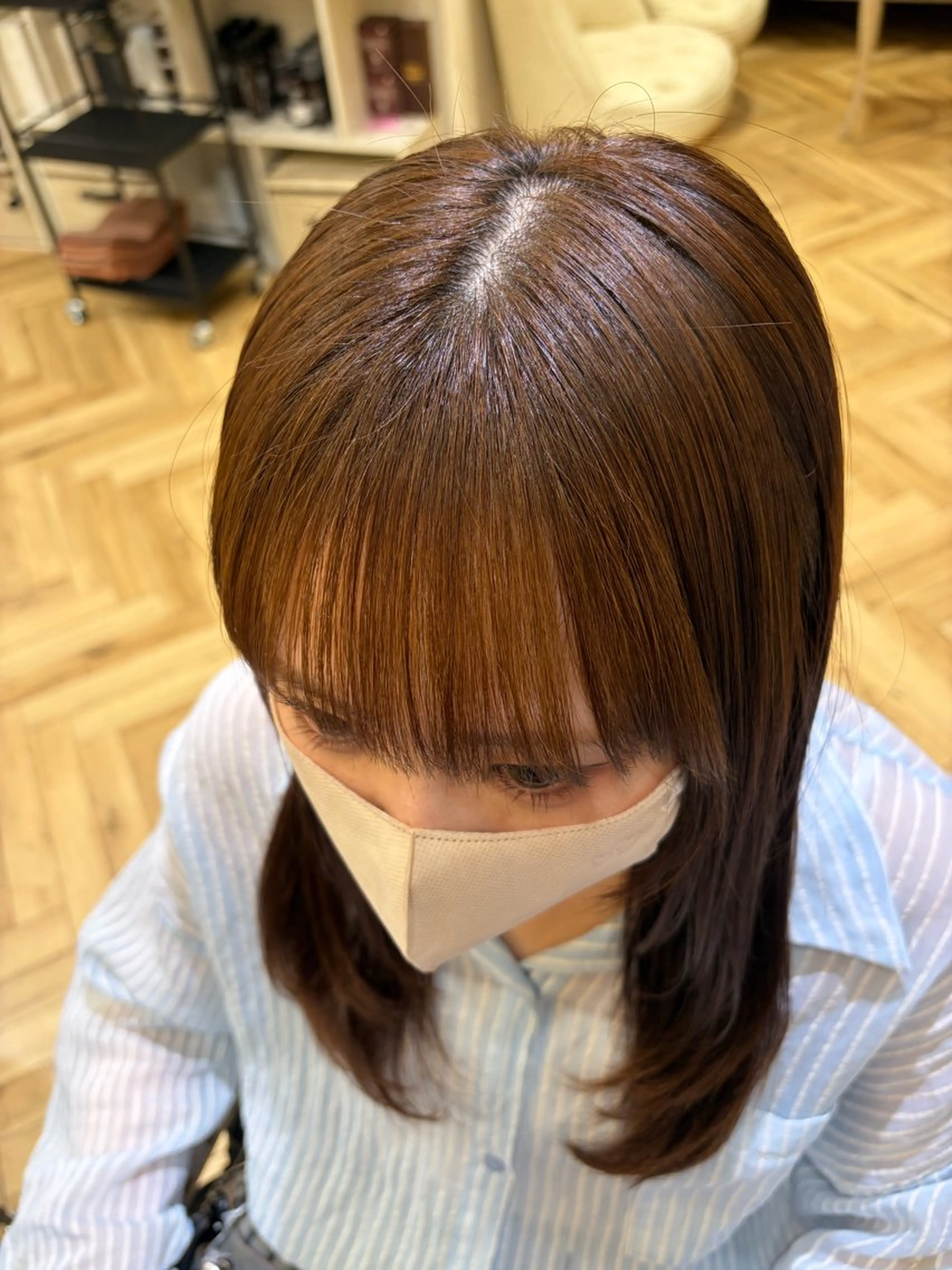 クロスパーマモデル募集中✨前髪の別れ癖をなおしたい方へ！の写真