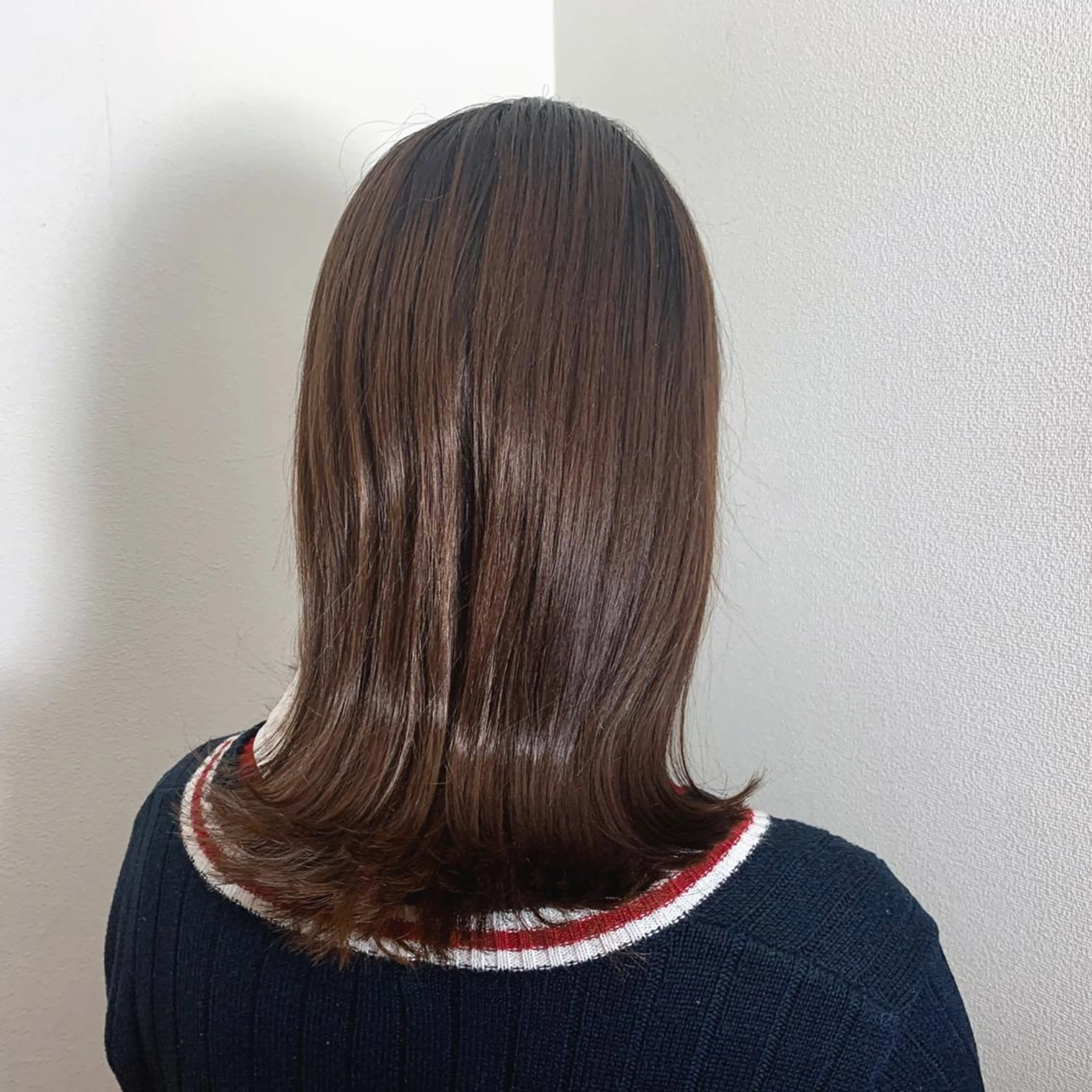 ミディアム ボブウルフ／ボブ Satsuki【名駅のヘアスタイル