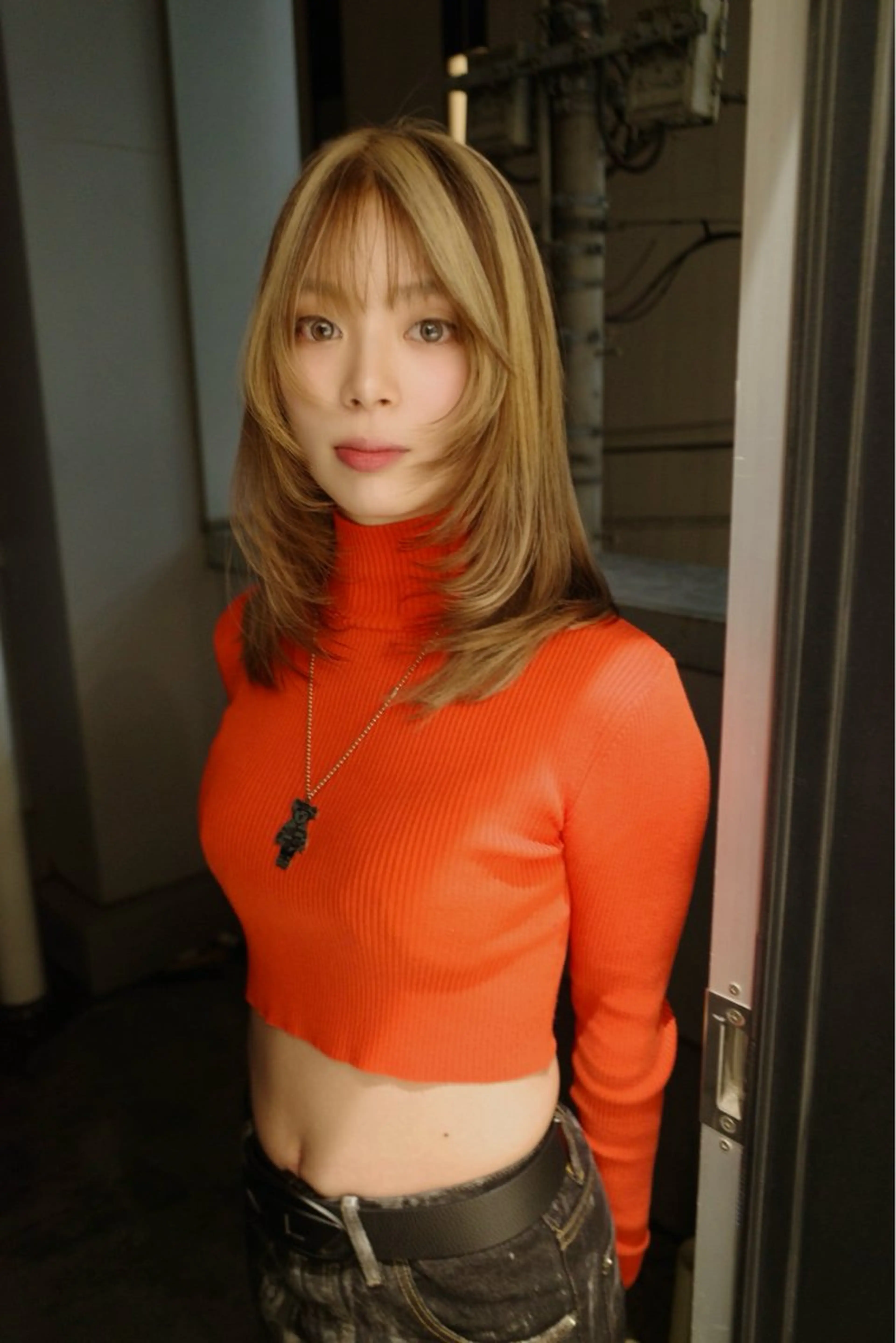 ミディアム カラー カット ヘアカラー トリートメント ブリーチ🪡 ボブ🧶レイヤーのヘアスタイル