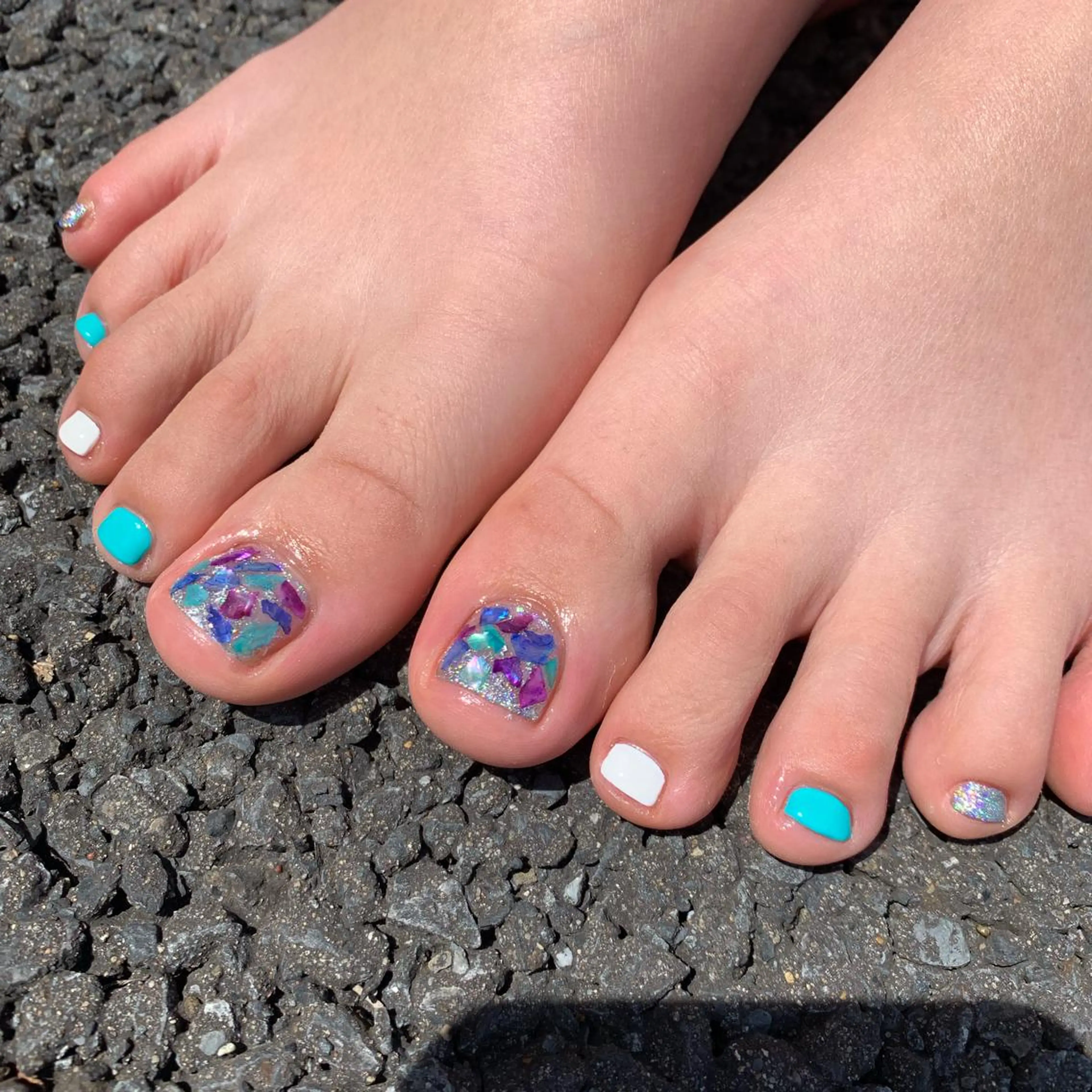 ネイル フットネイル 佐藤 穂乃香のネイルデザイン